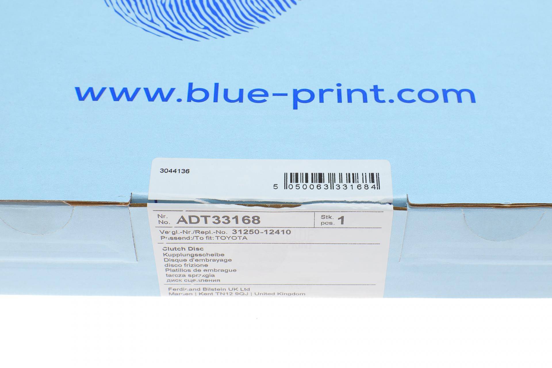 Диск зчеплення Toyota RAV4 2.0 16V 94-03/Suzuki Grand Vitara 2.7 VVTi V6 01-06 (d=235mm)