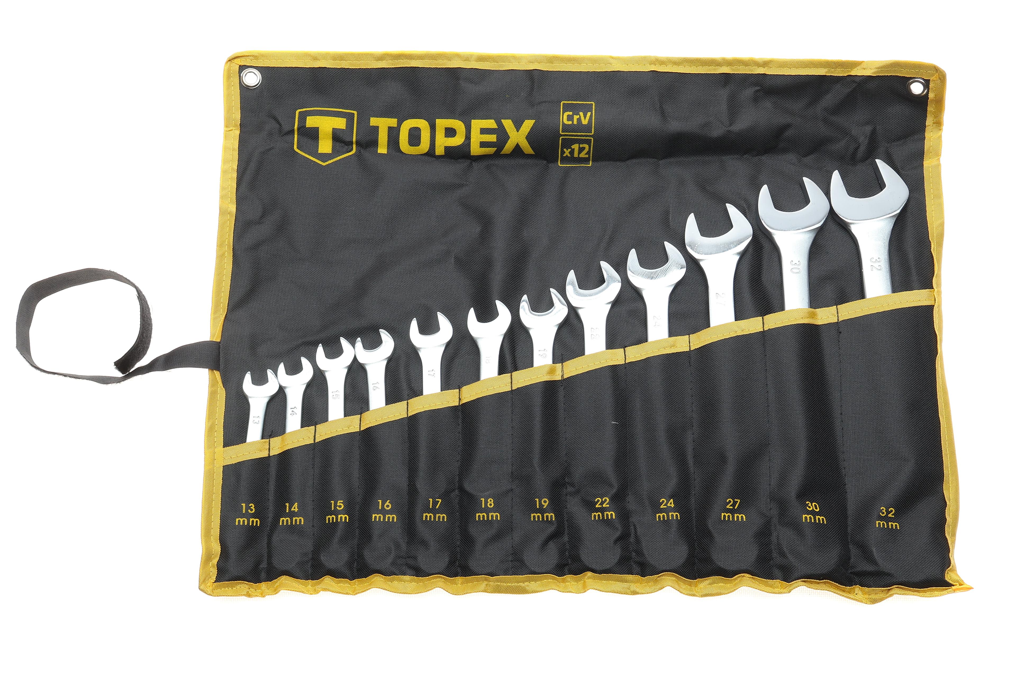 Набір ключів ріжково-накидних 13-32 мм 12 од.