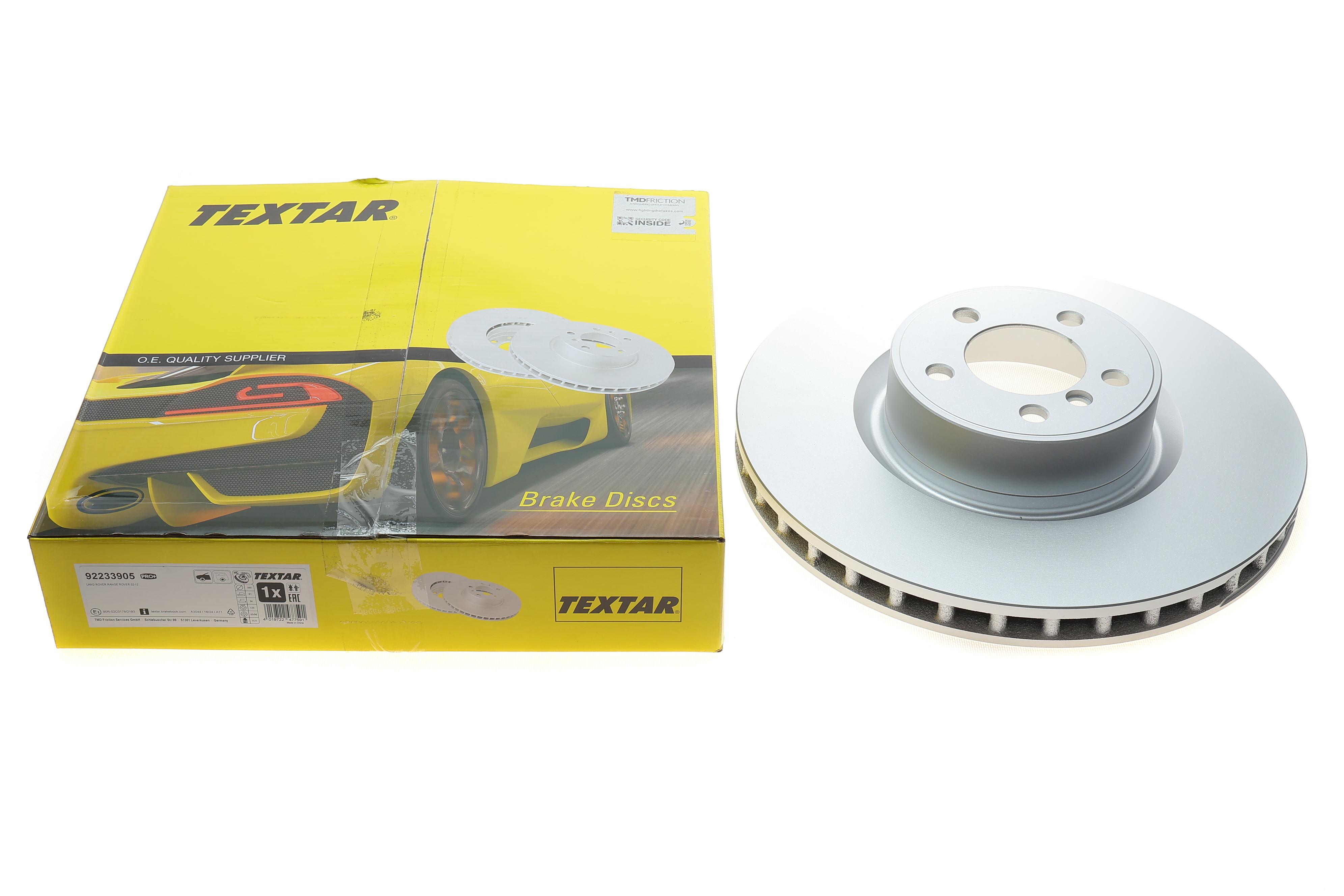 Диск гальмівний (передній) Land Rover Range Rover 4.4D/5.0i 4x4 09-12 (380x34) PRO+