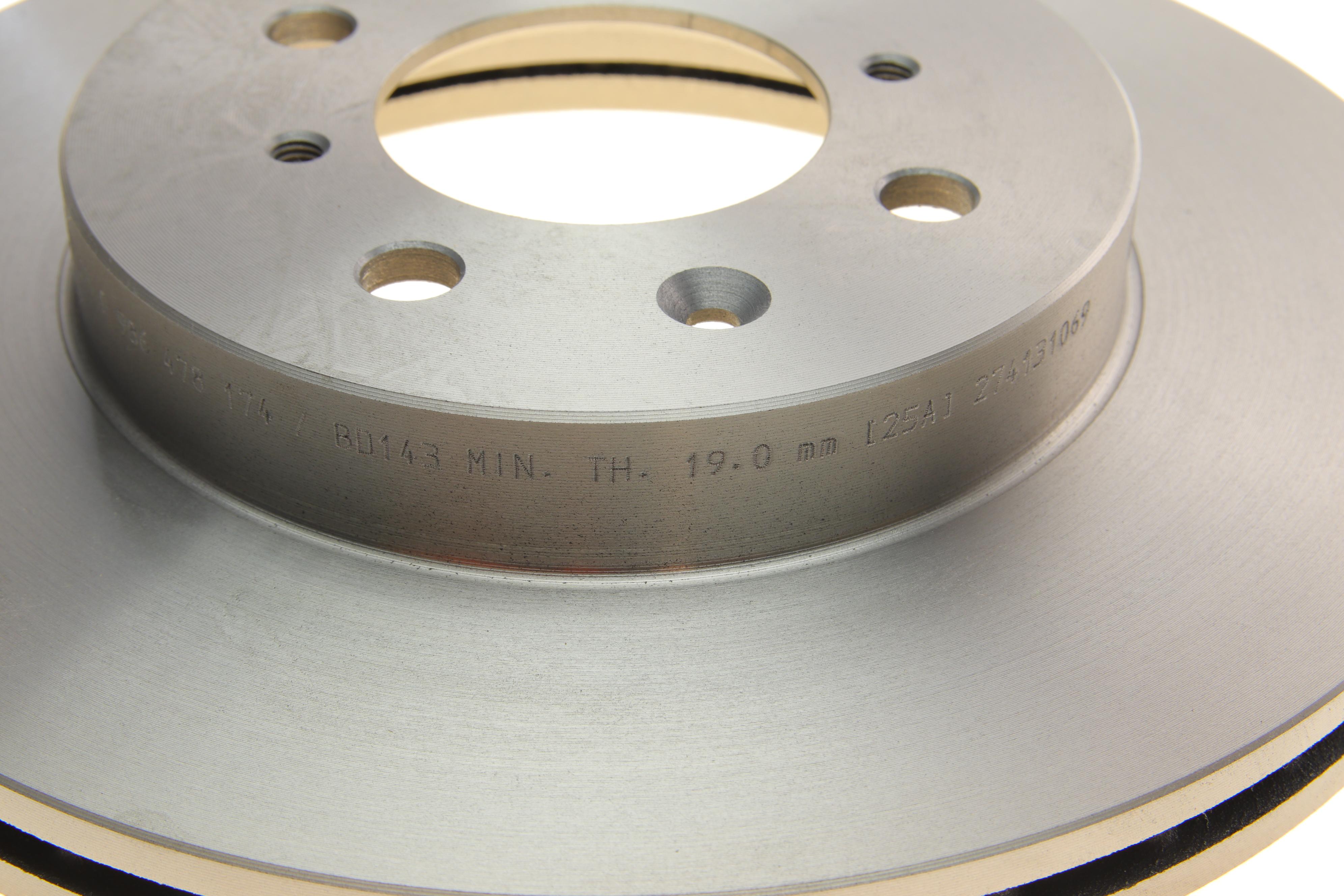 Диск гальмівний (передній) Honda Civic V/VI/VII 90-05/Jazz 08-/CRX 89-98 (262x21)