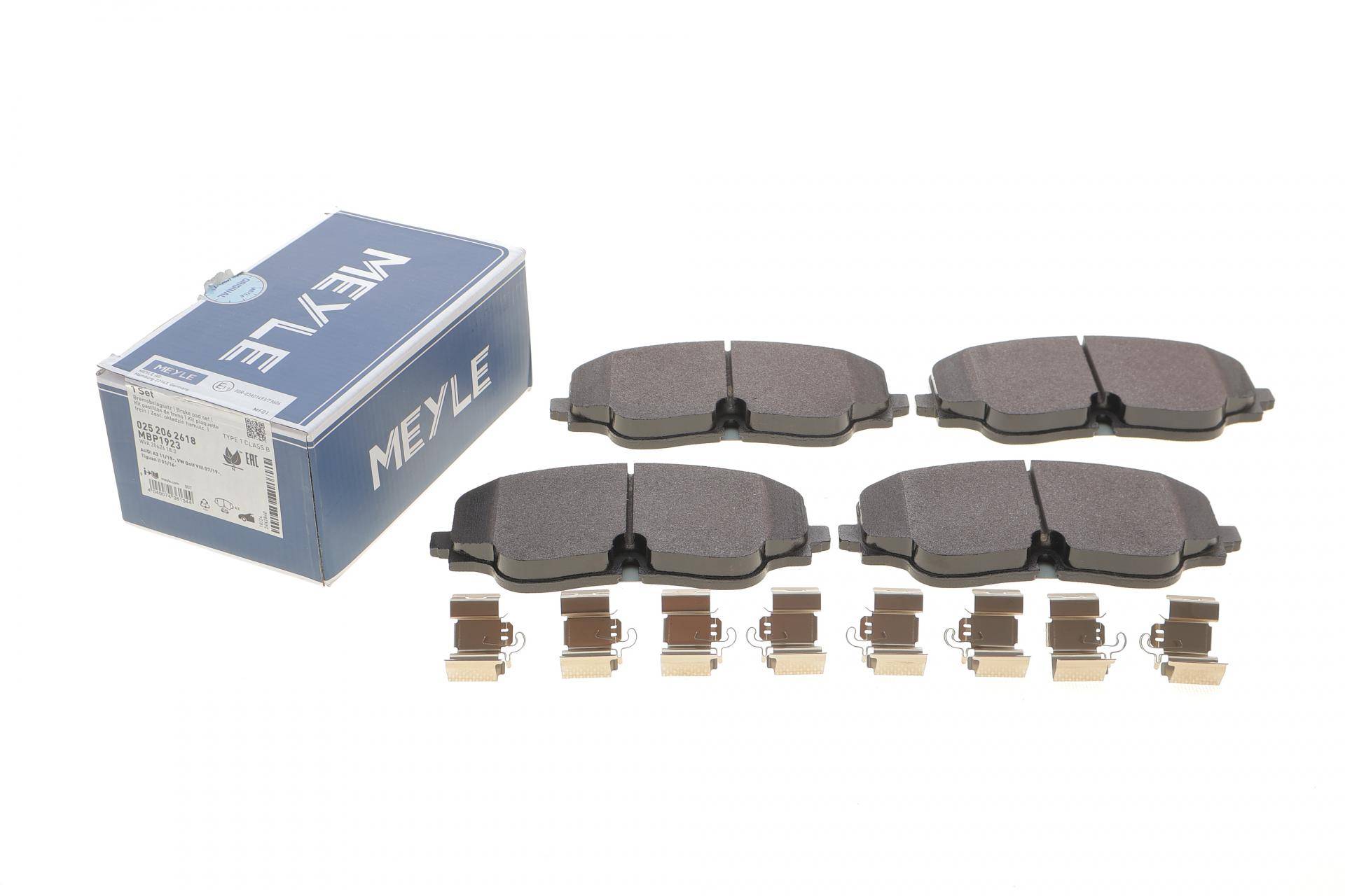 Колодки гальмівні (передні) VW Golf VIII/Tiguan 20- (+датчик)