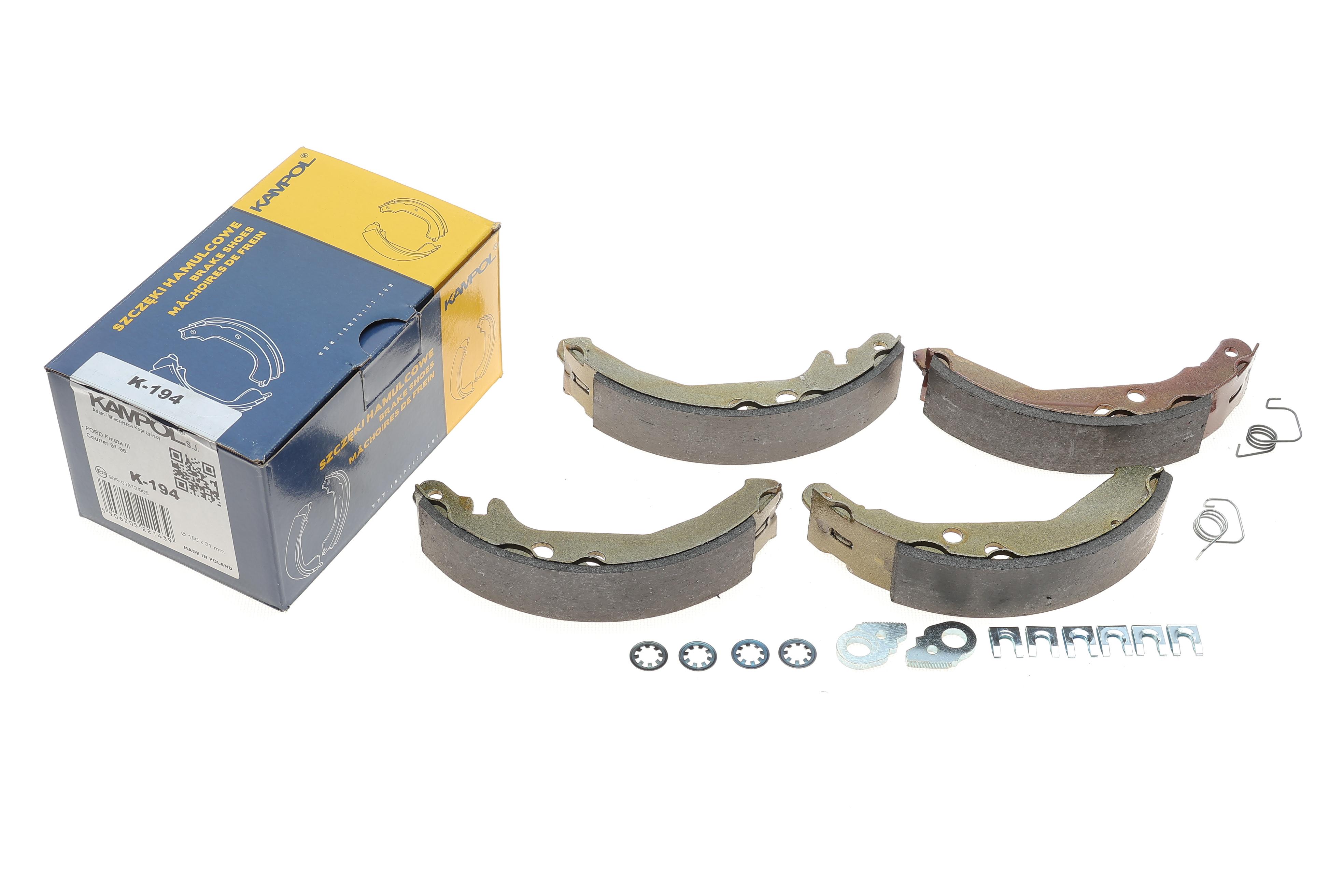 Колодки гальмівні (задні) Ford Fiesta/Courier 89-05 (барабанні) (180x31)