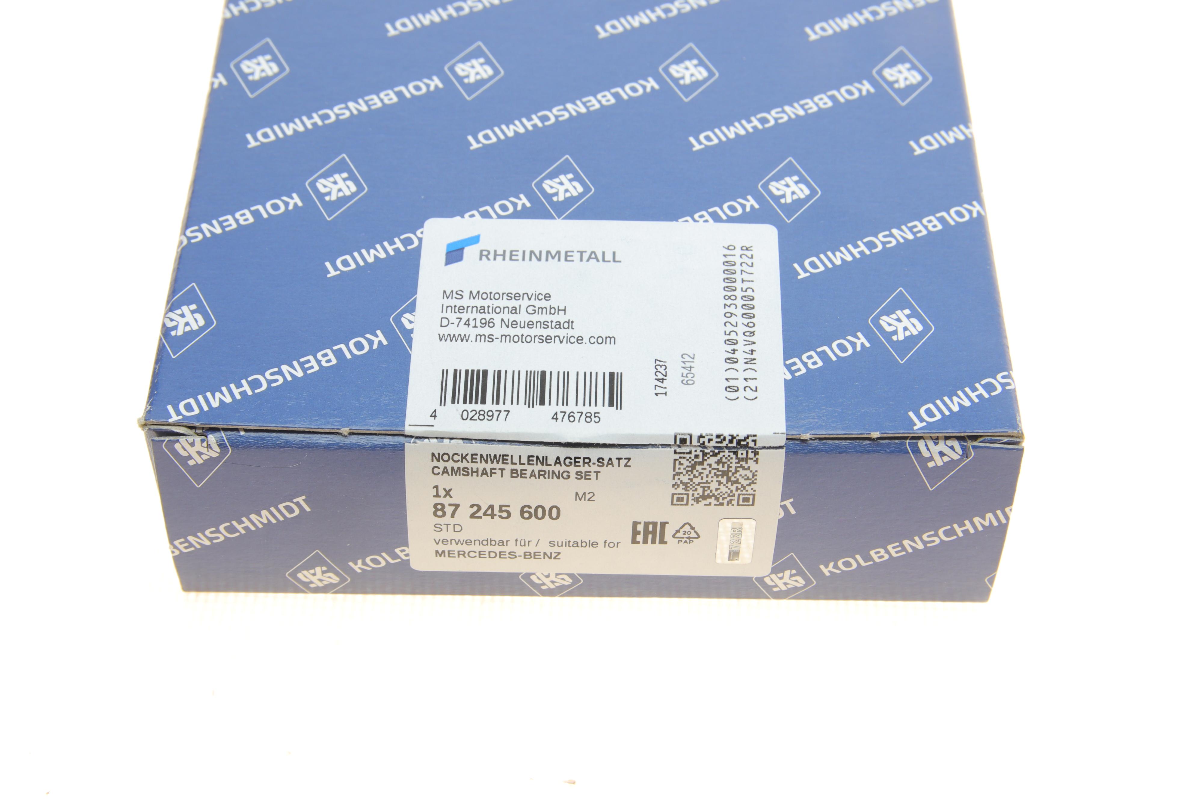 Вкладиші розподільного валу MB OM352-366 (STD)