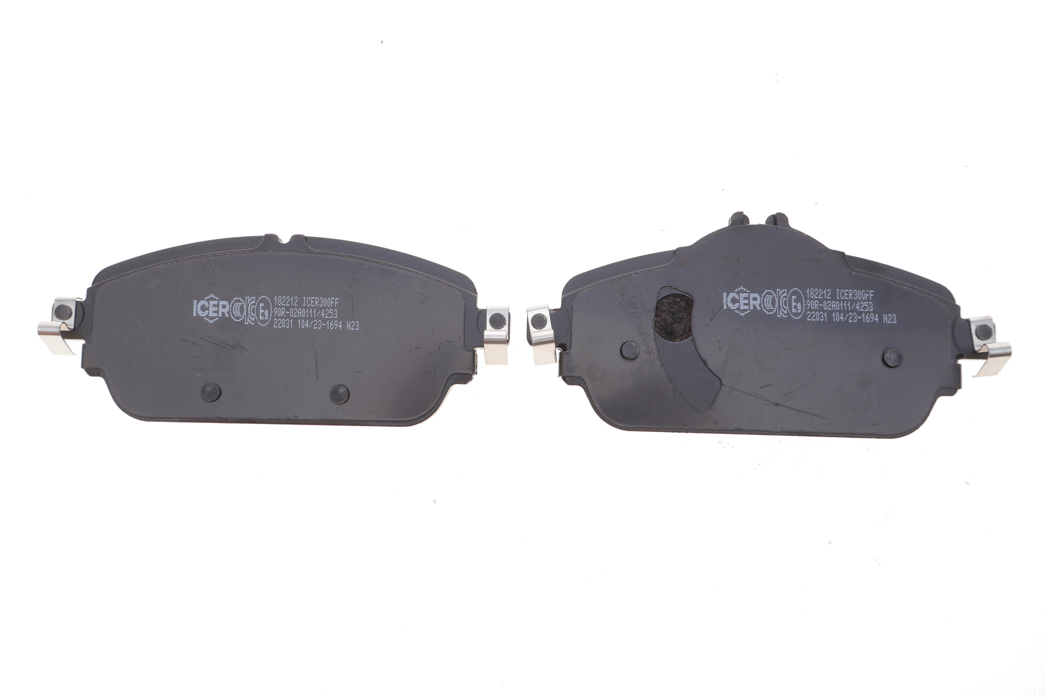 Колодки гальмівні (передні) MB C-class (W205/S205/C205) 13-/E-class (W213/S213/C238) 16-