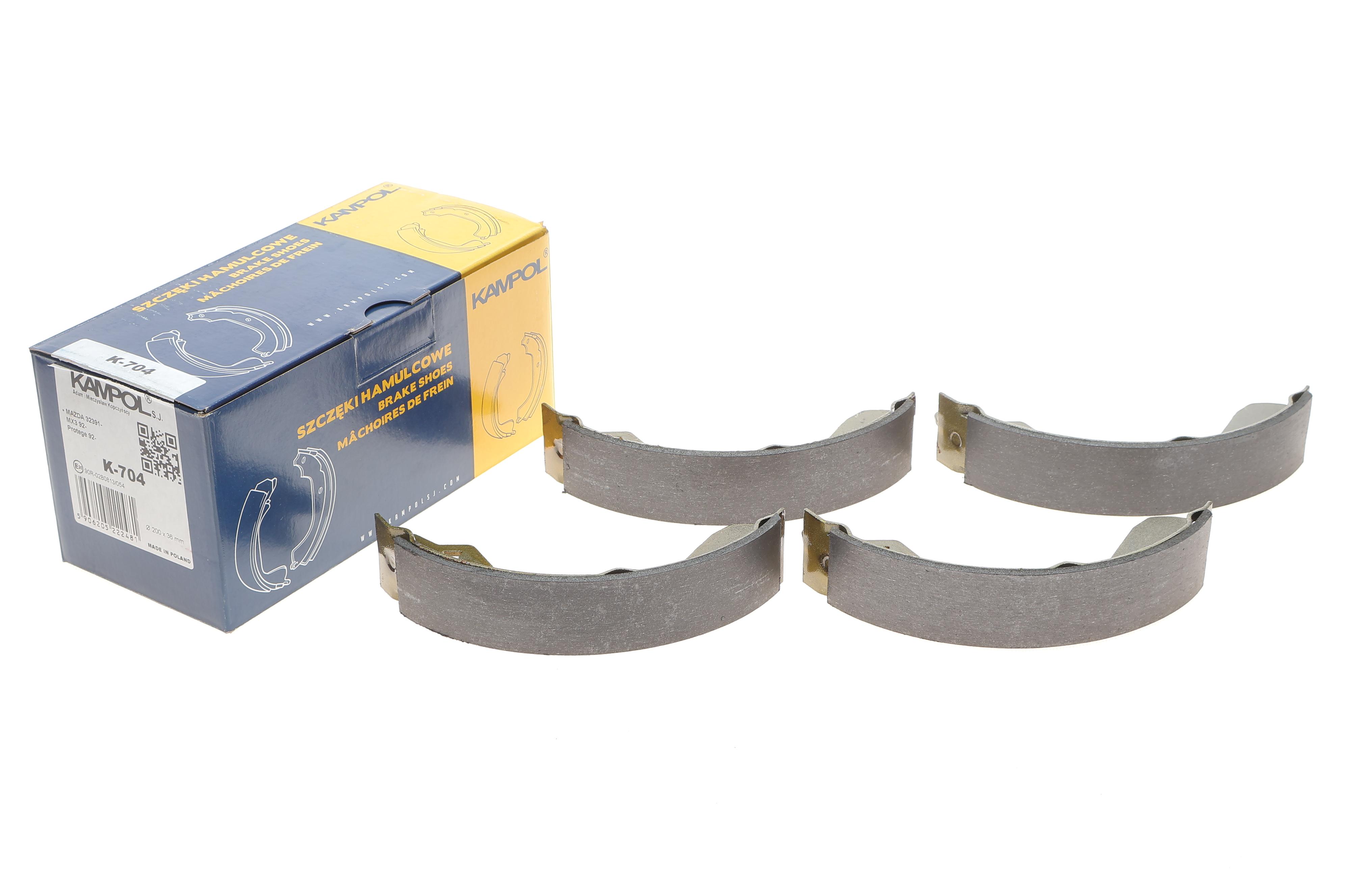 Колодки гальмівні (задні) Mazda 323 89-04 (барабанні) (200x36)