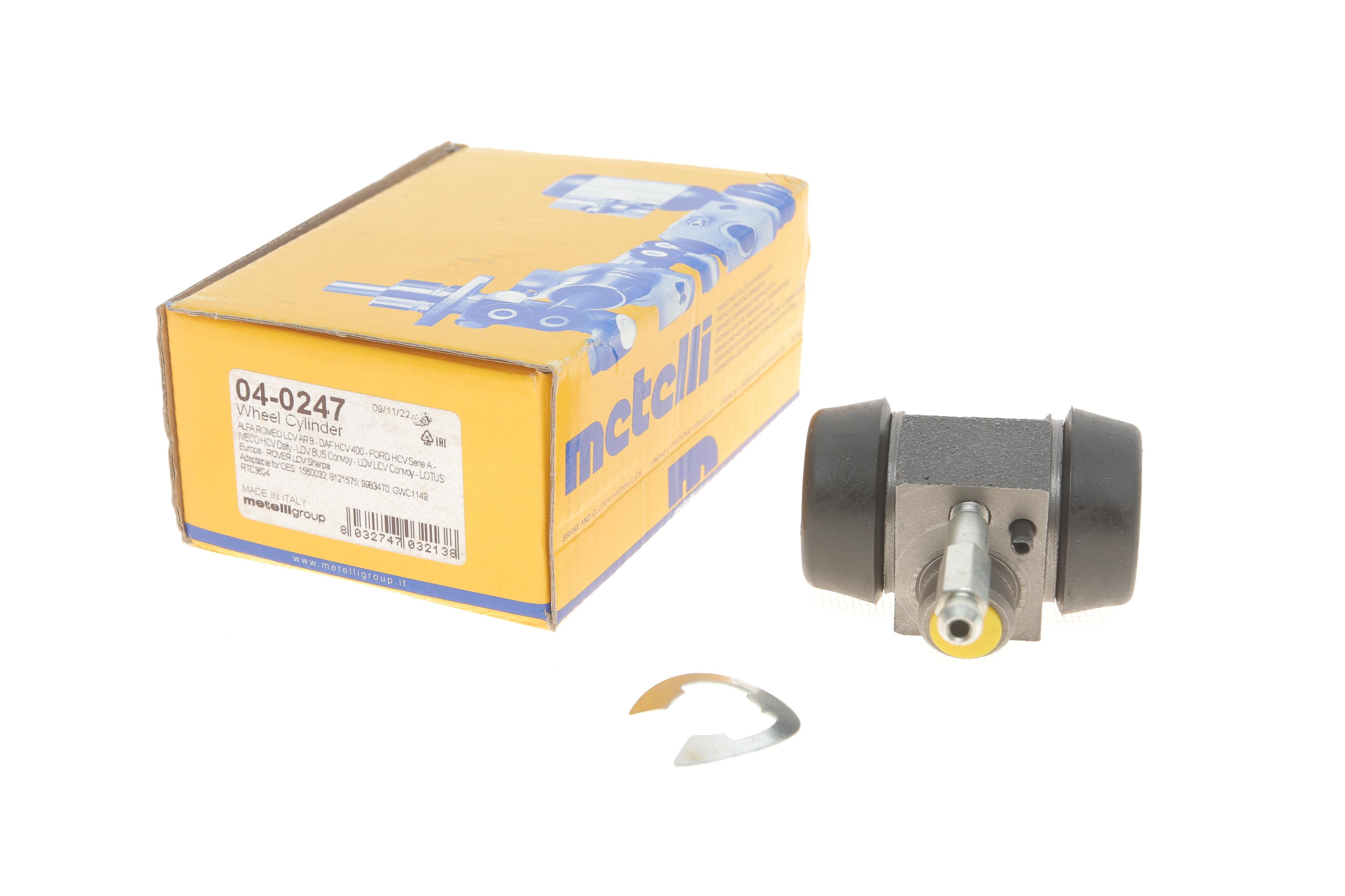 Цилиндр тормозной (задний) Iveco Daily I/II 78-96