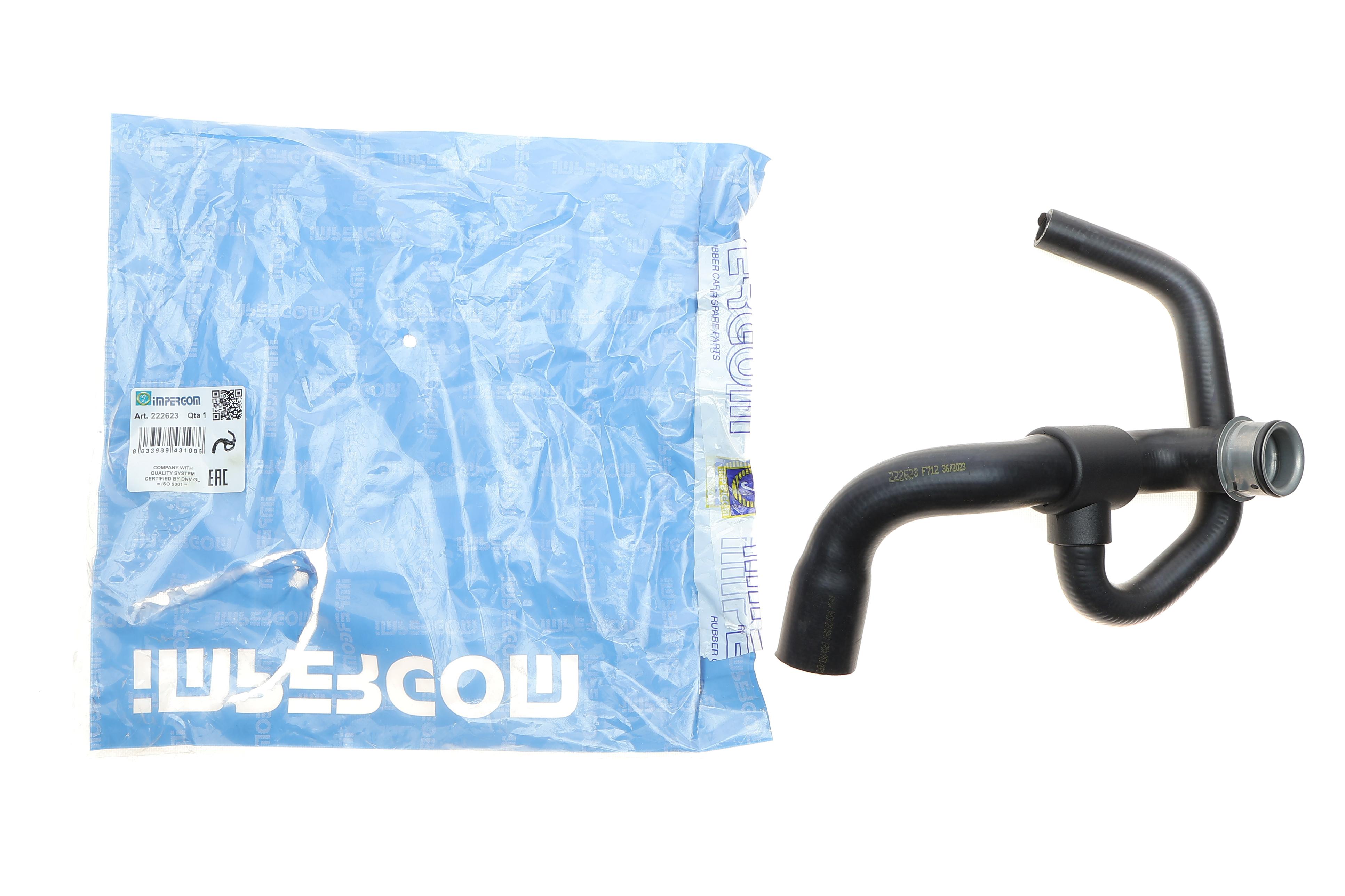 Патрубок радіатора (нижній) MB Sprinter OM642-646 (к-кт в зборі)