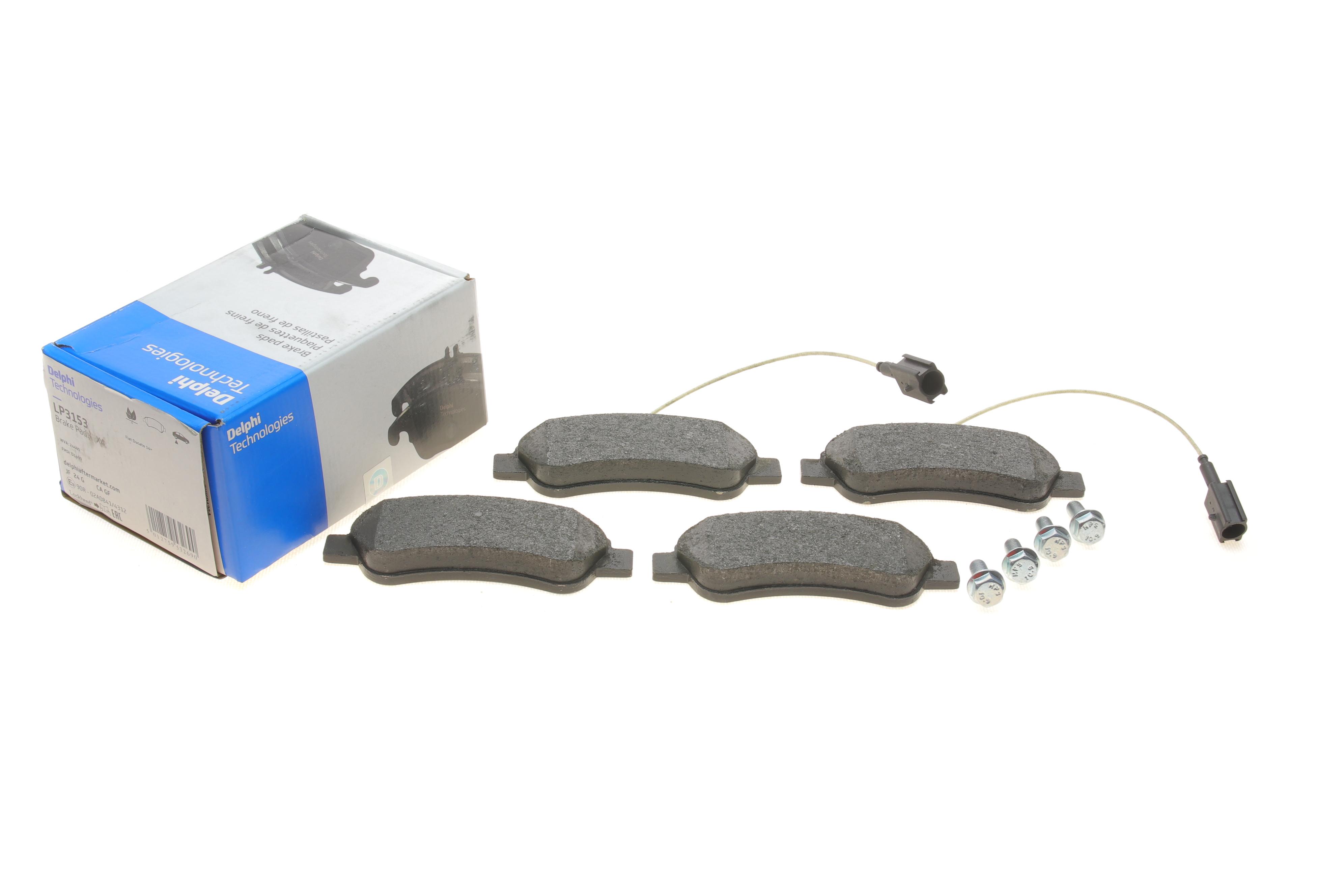 Колодки тормозные (задние) Citroen Jumper/Fiat Ducato/Peugeot Boxer 06- (+датчики)