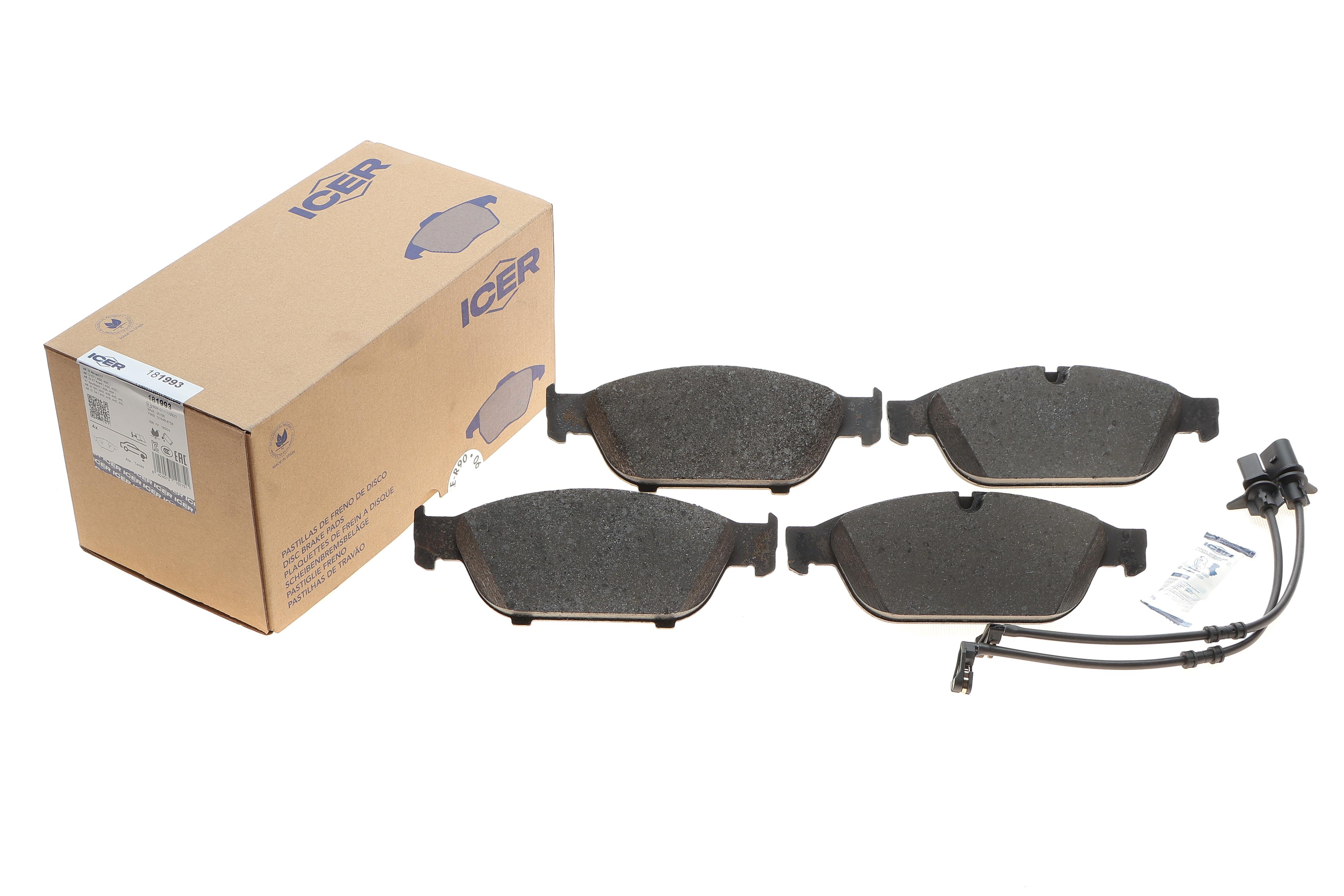 Колодки гальмівні (передні) Audi A6/A7/A8 10- (+датчики)