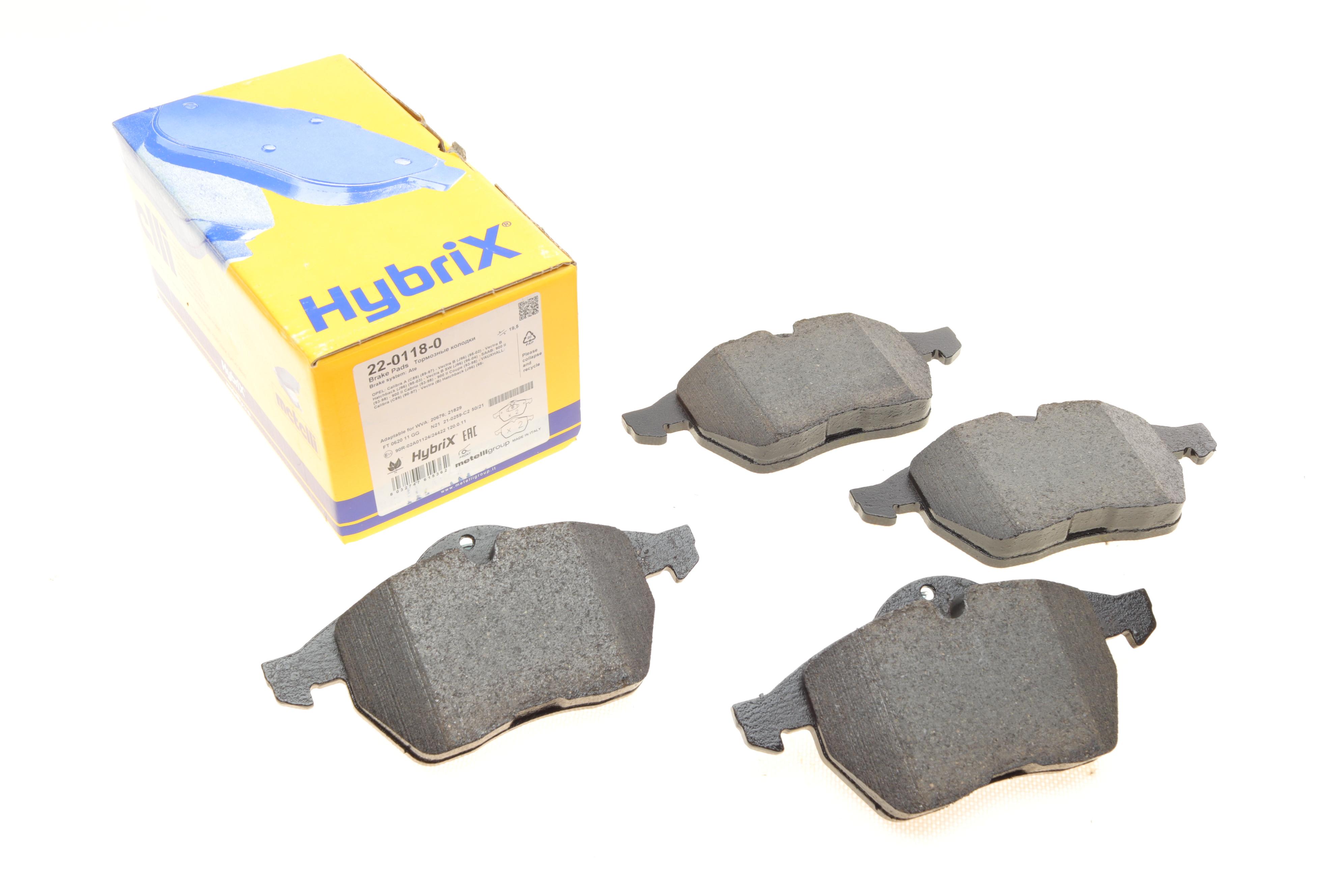 Колодки гальмівні (передні) Opel Astra G 99-02/Vectra B 95-03/Calibra A 91-97/Saab 9-3 98-09