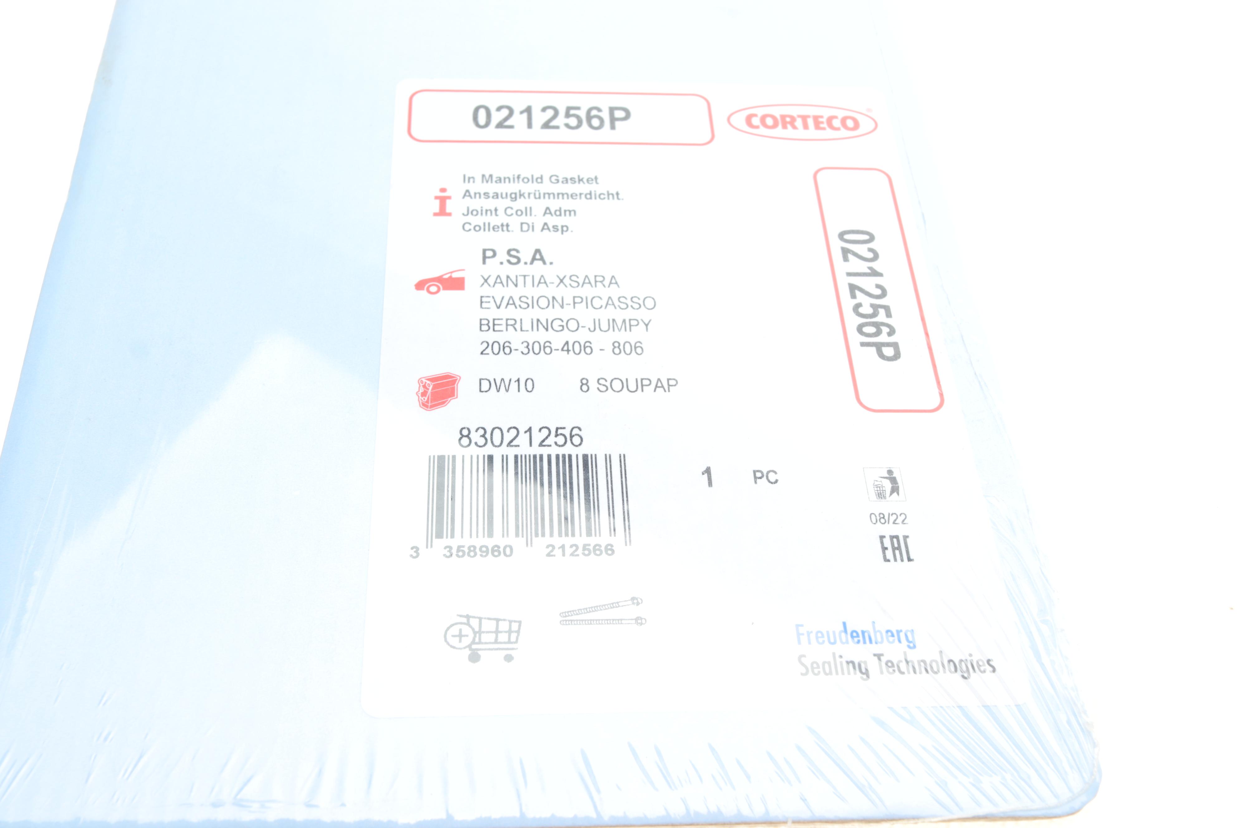 Прокладка колектора впускного Fiat Scudo 2.0JTD