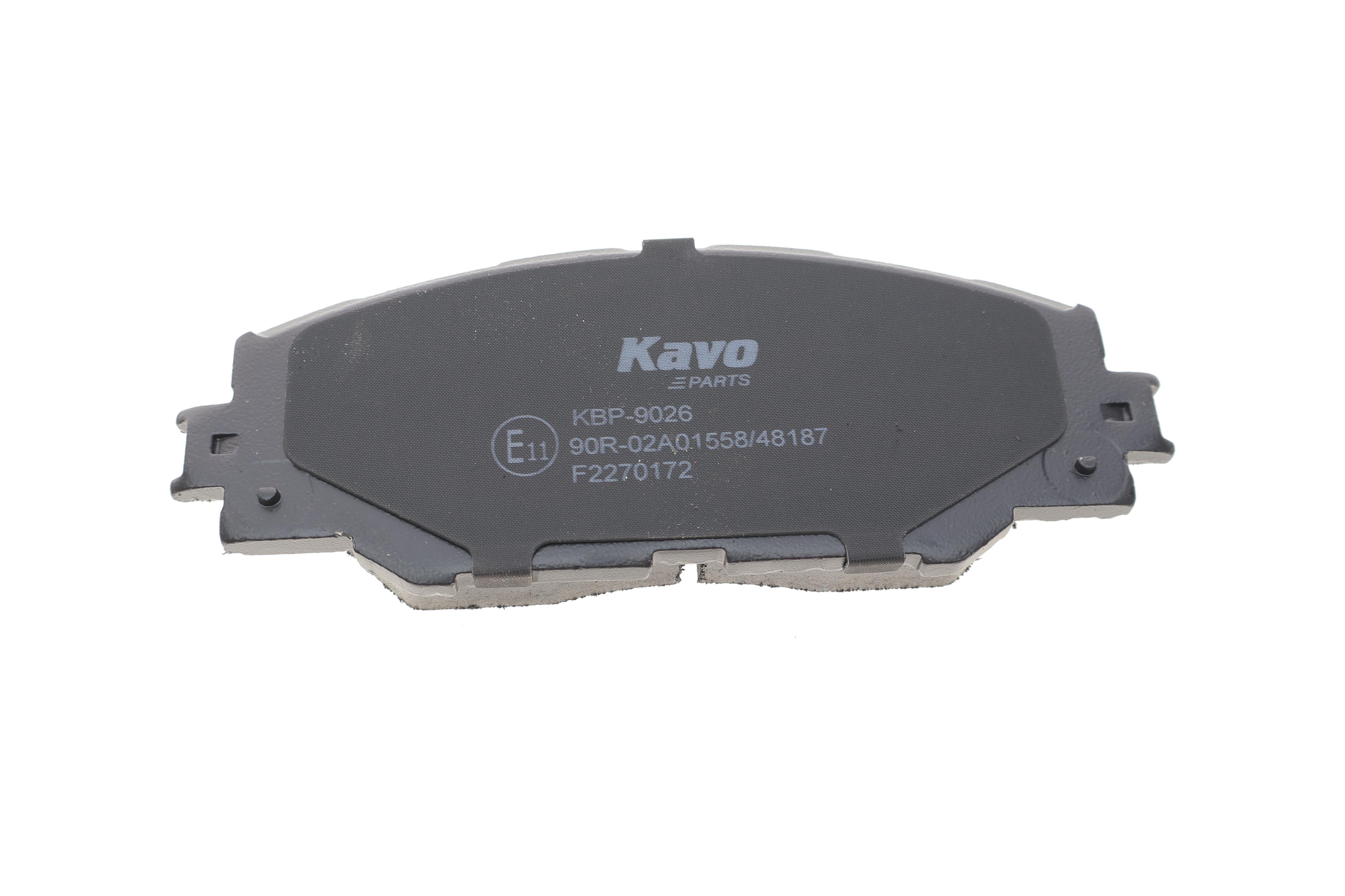 Колодки гальмівні (передні) Toyota RAV4 2.0-3.5/Prius 1.8 05- (Akebono)