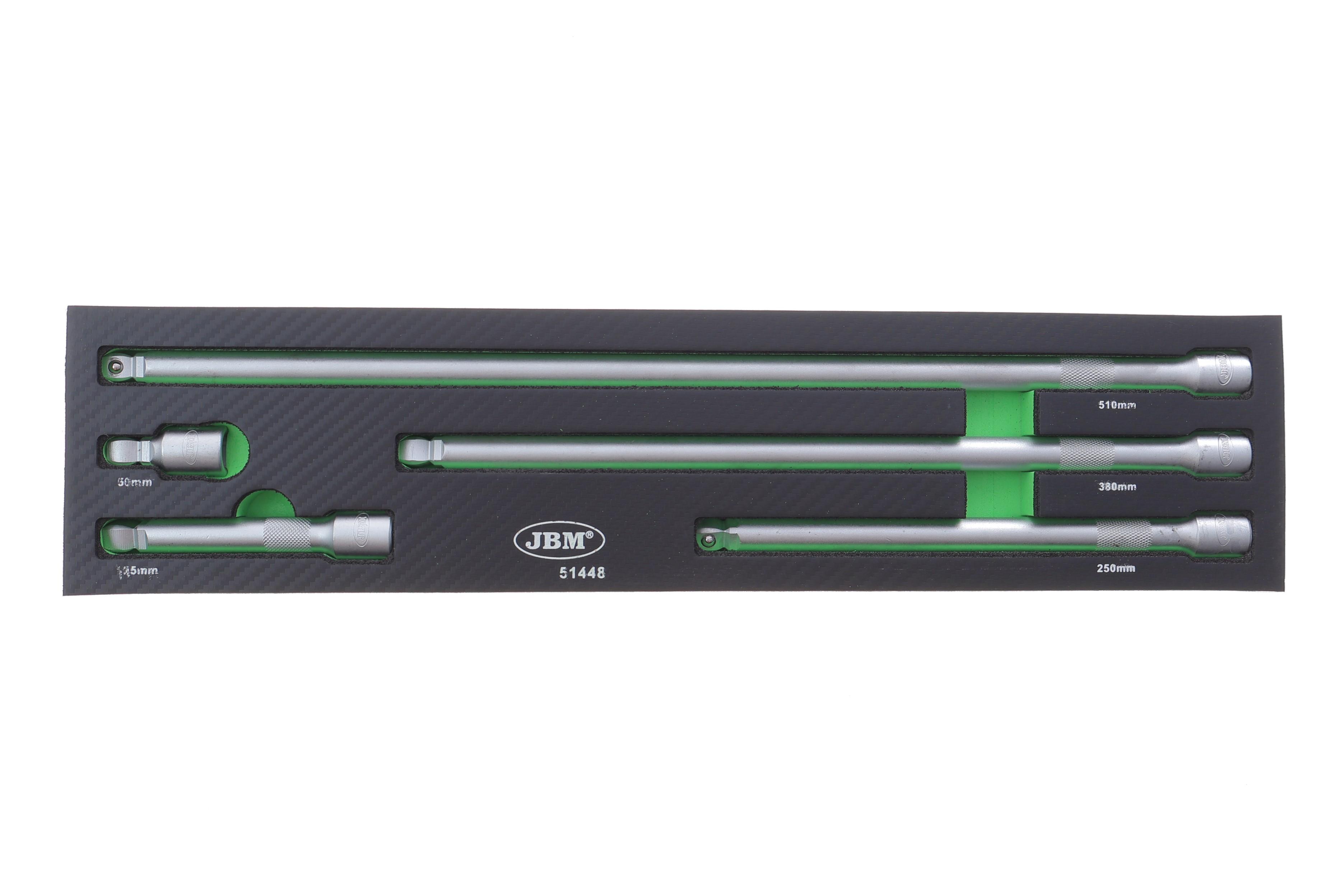 Набір подовжувачів 1/2" 50-510 мм 5 од.