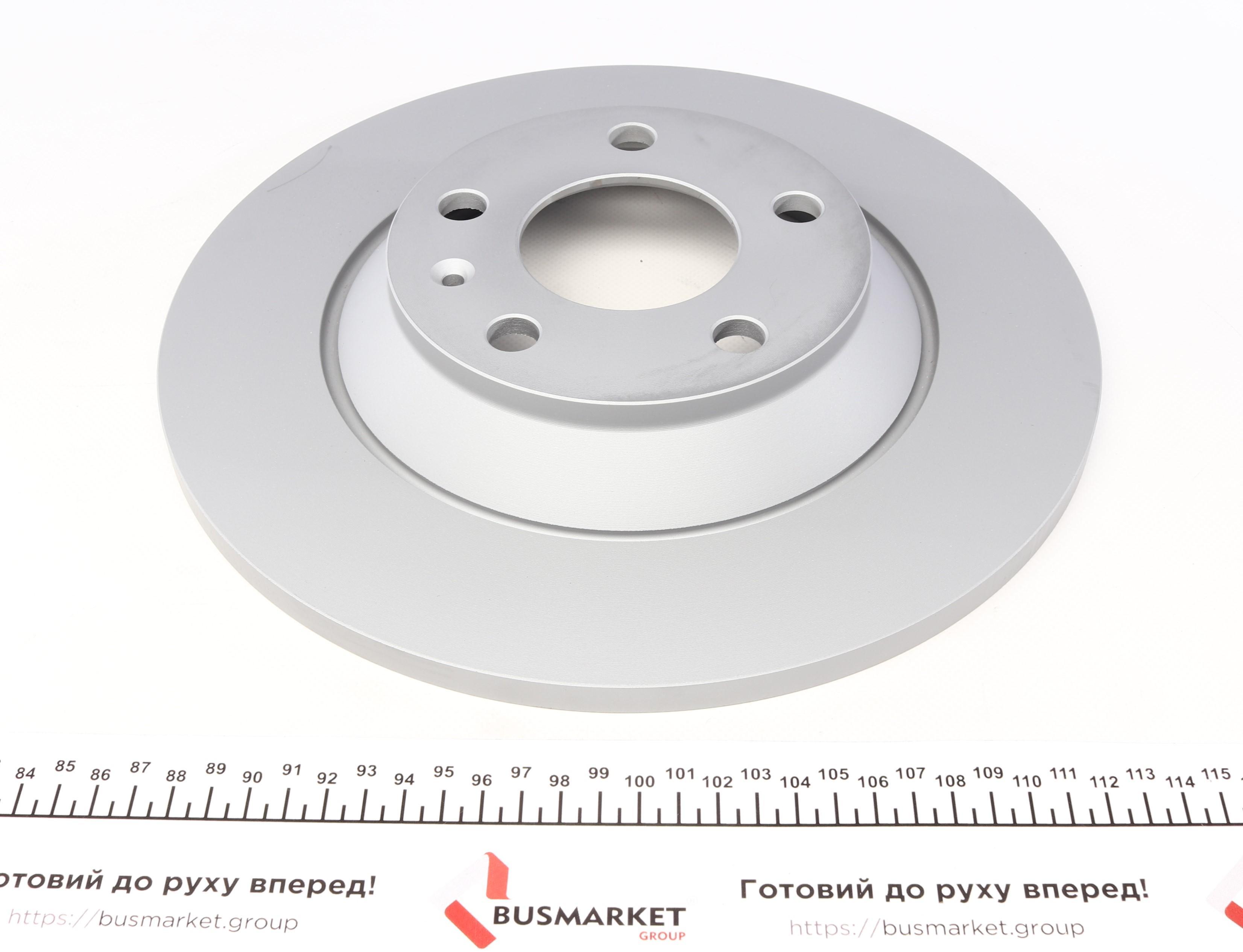 Диск гальмівний (задній) Audi A6 06-11 (302x12) (з покриттям) (повний)