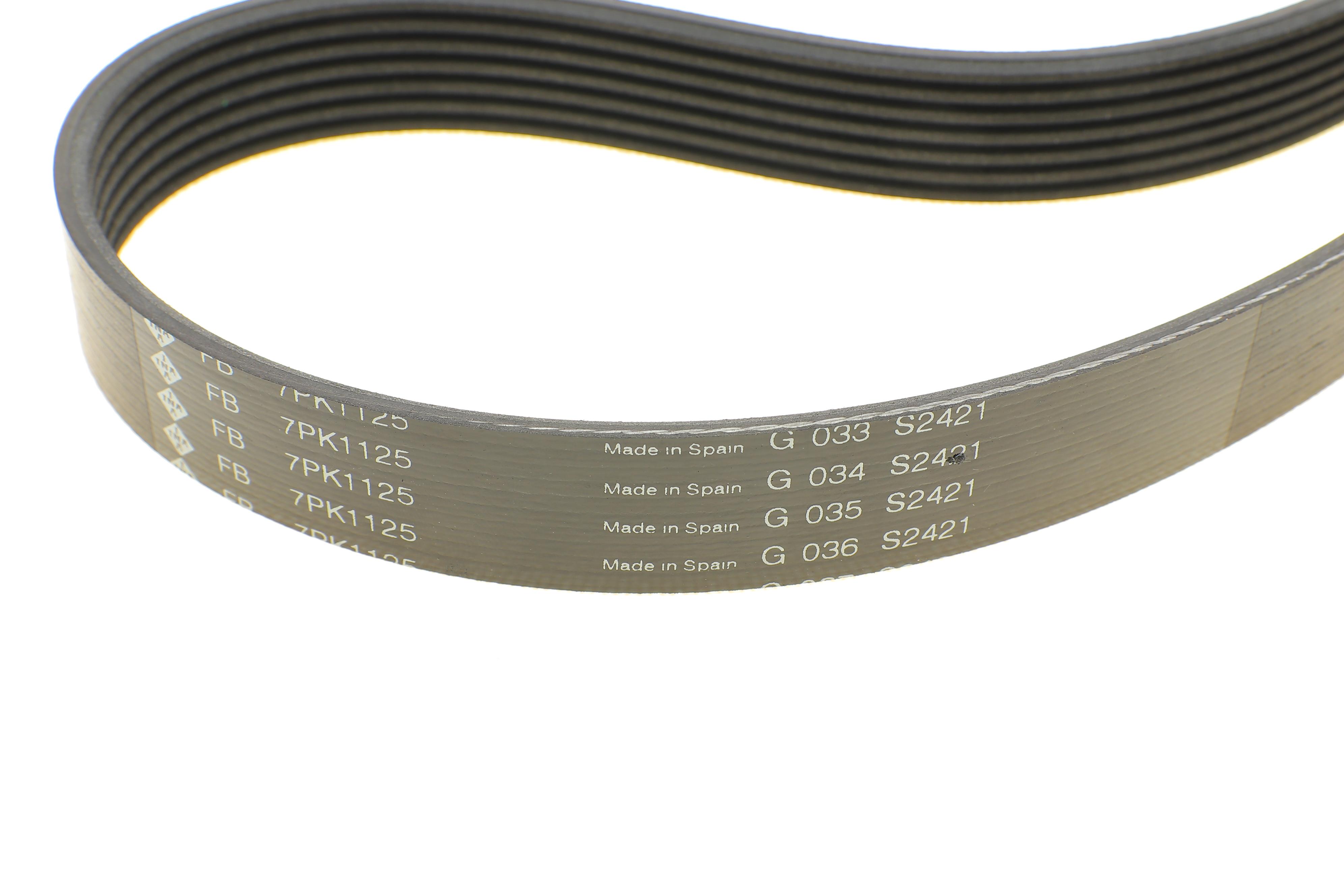 Комплект ременя генератора Renault Megane/Scenic 1.9 dCi/2.0 16V 03- (7PK1125)