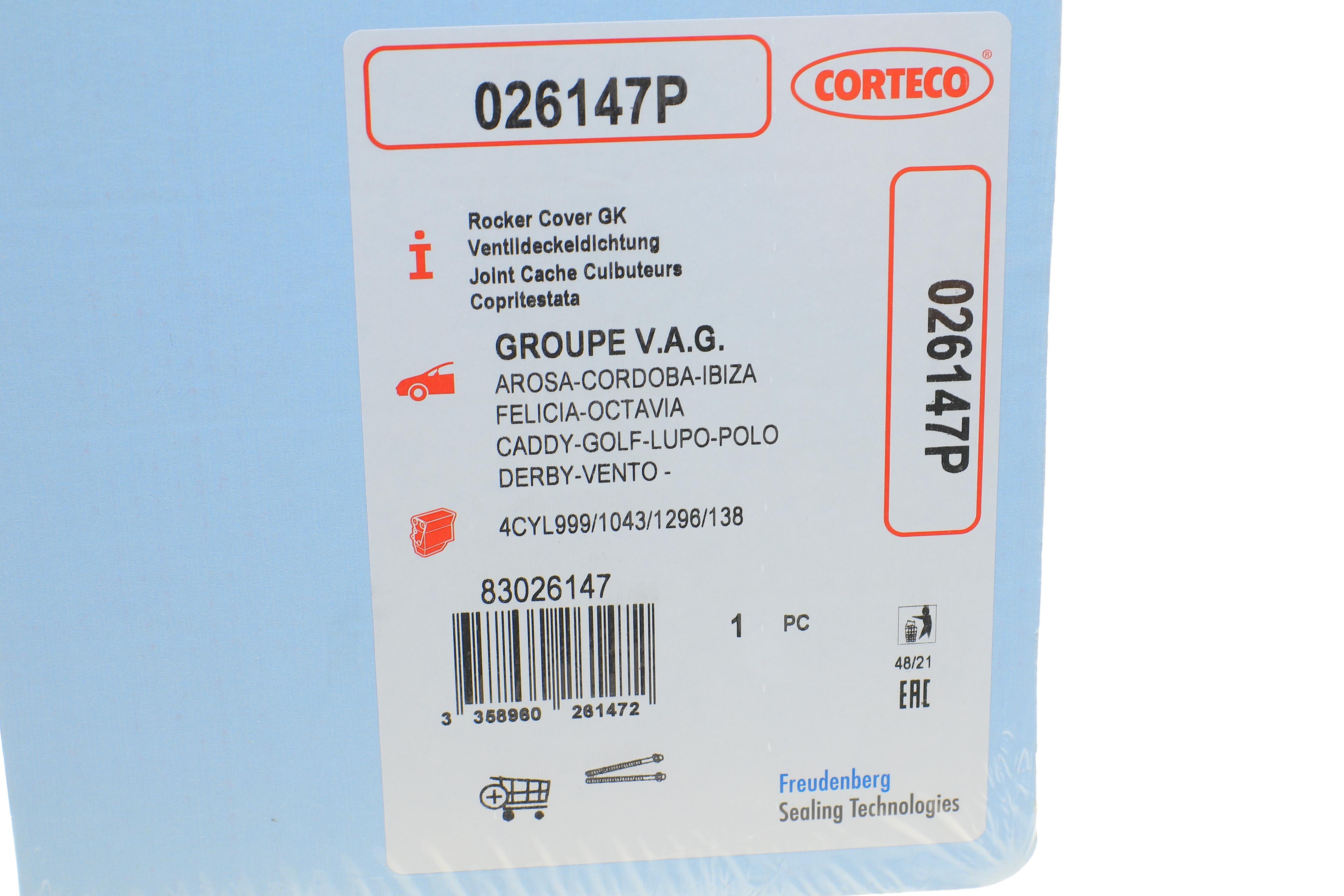 Прокладка кришки клапанів VW Caddy 1.4/1.6 95-04