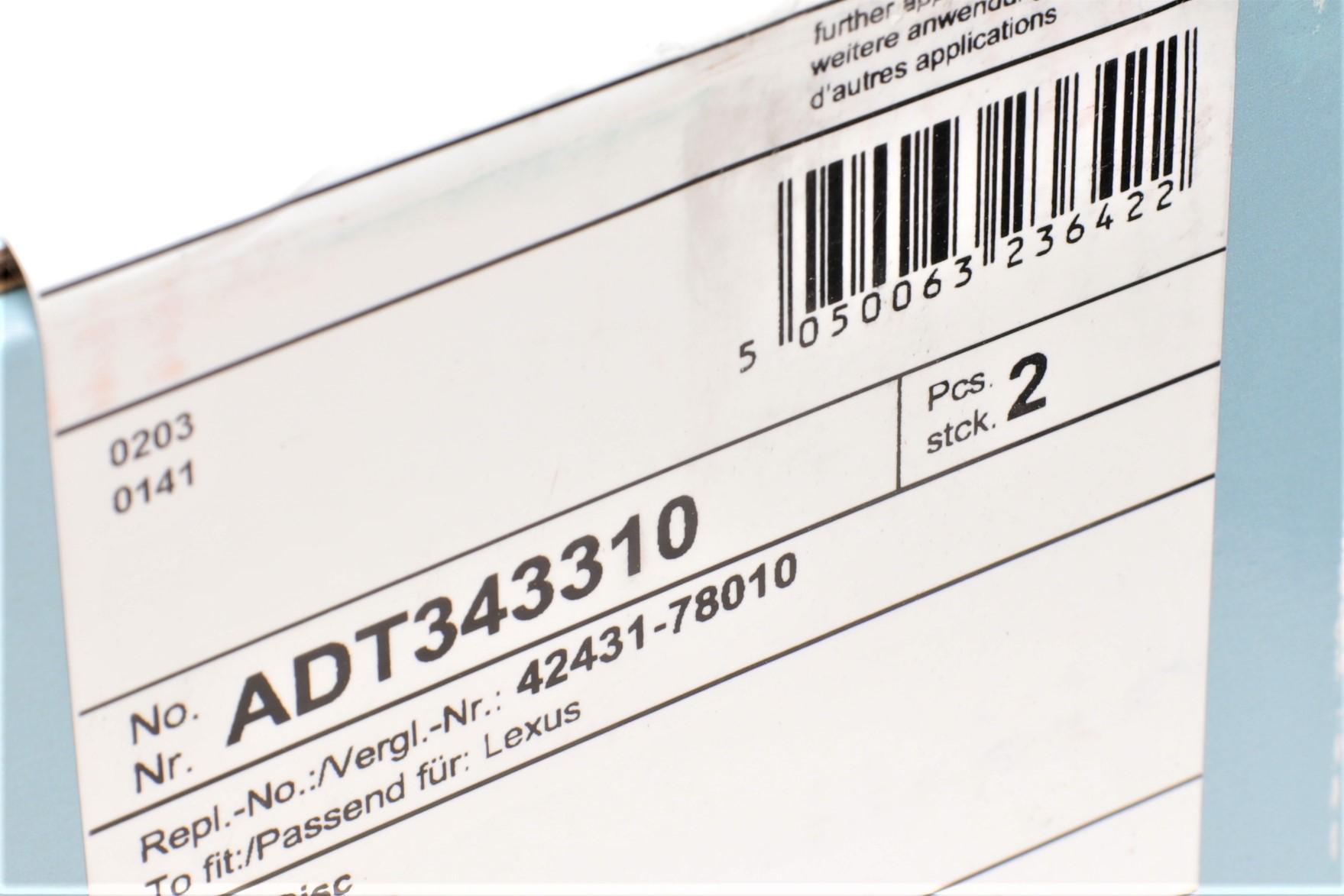 Диск тормозной (задний) Toyota Camry 2.0-3.5 16V 17- (281x12)