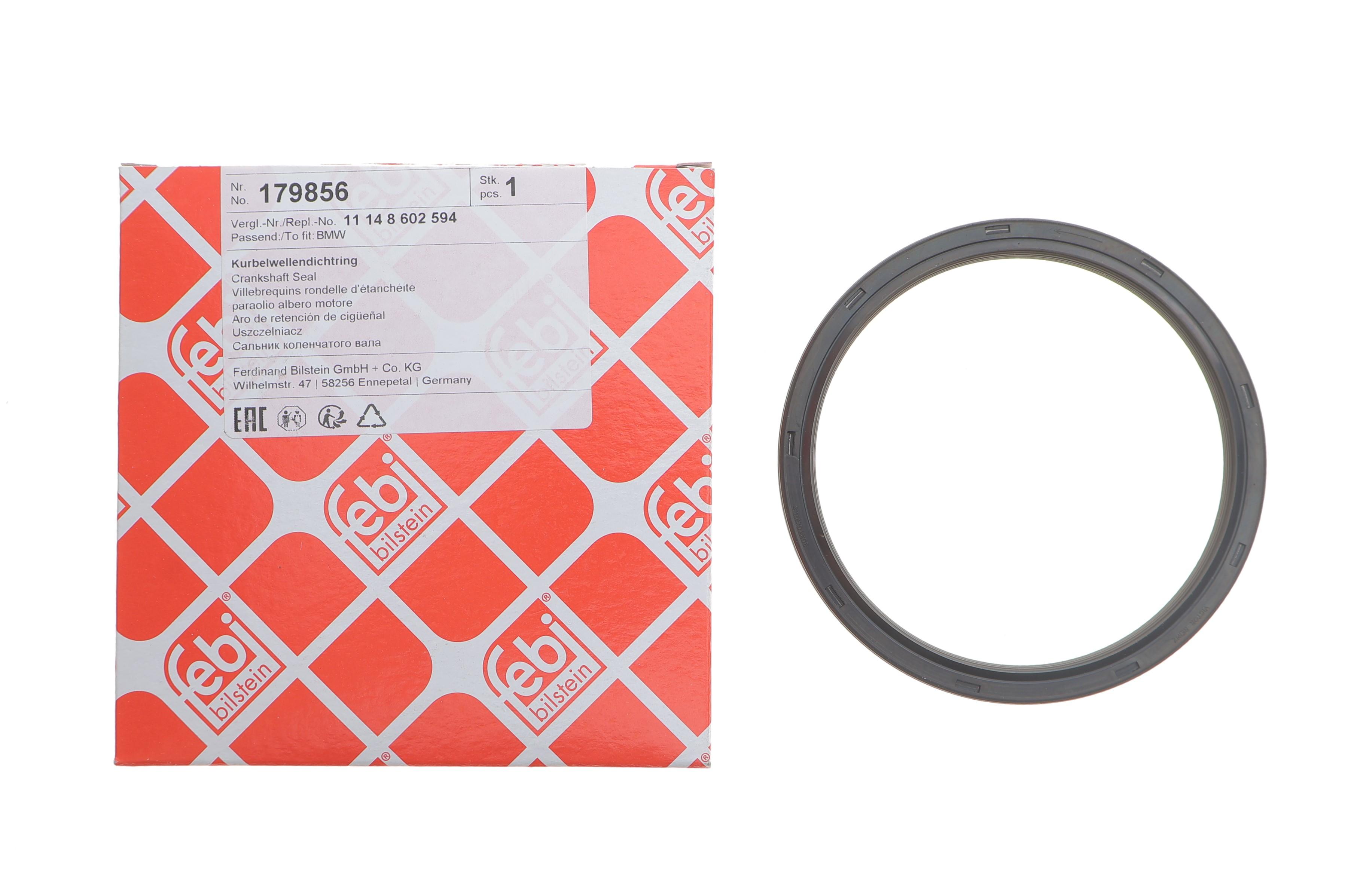 Сальник коленвала (задний) BMW 3 (F30/F80)/5 (G30/F90)/7 (G11/G12) 15- (90x104x8.5) B38/B46/B48/B5