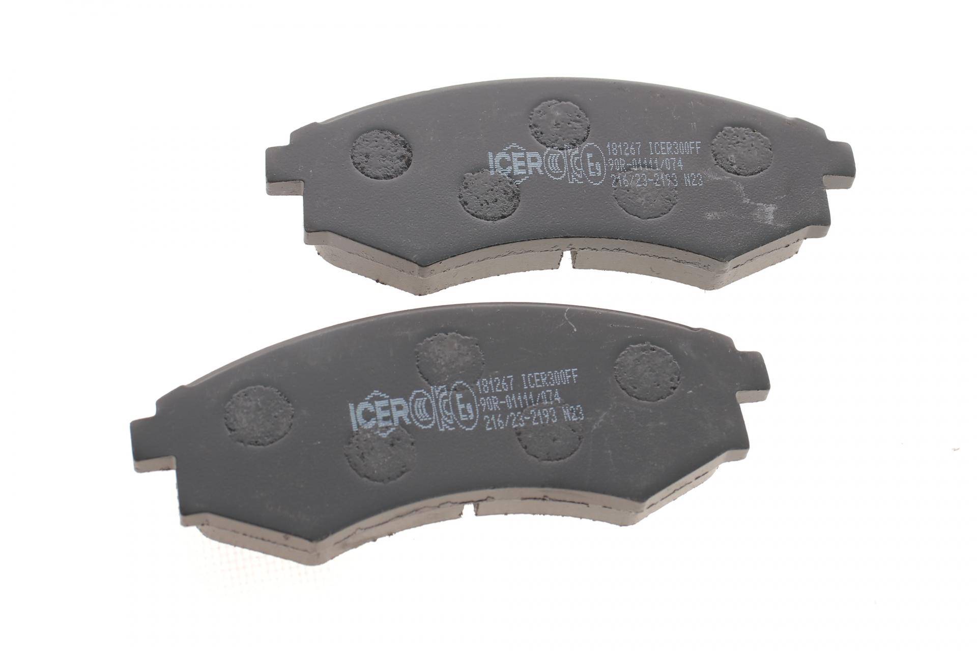 Колодки гальмівні (передні) Hyundai Elantra/Matrix 00-10/Grandeur 06-10/Sonata 93-01