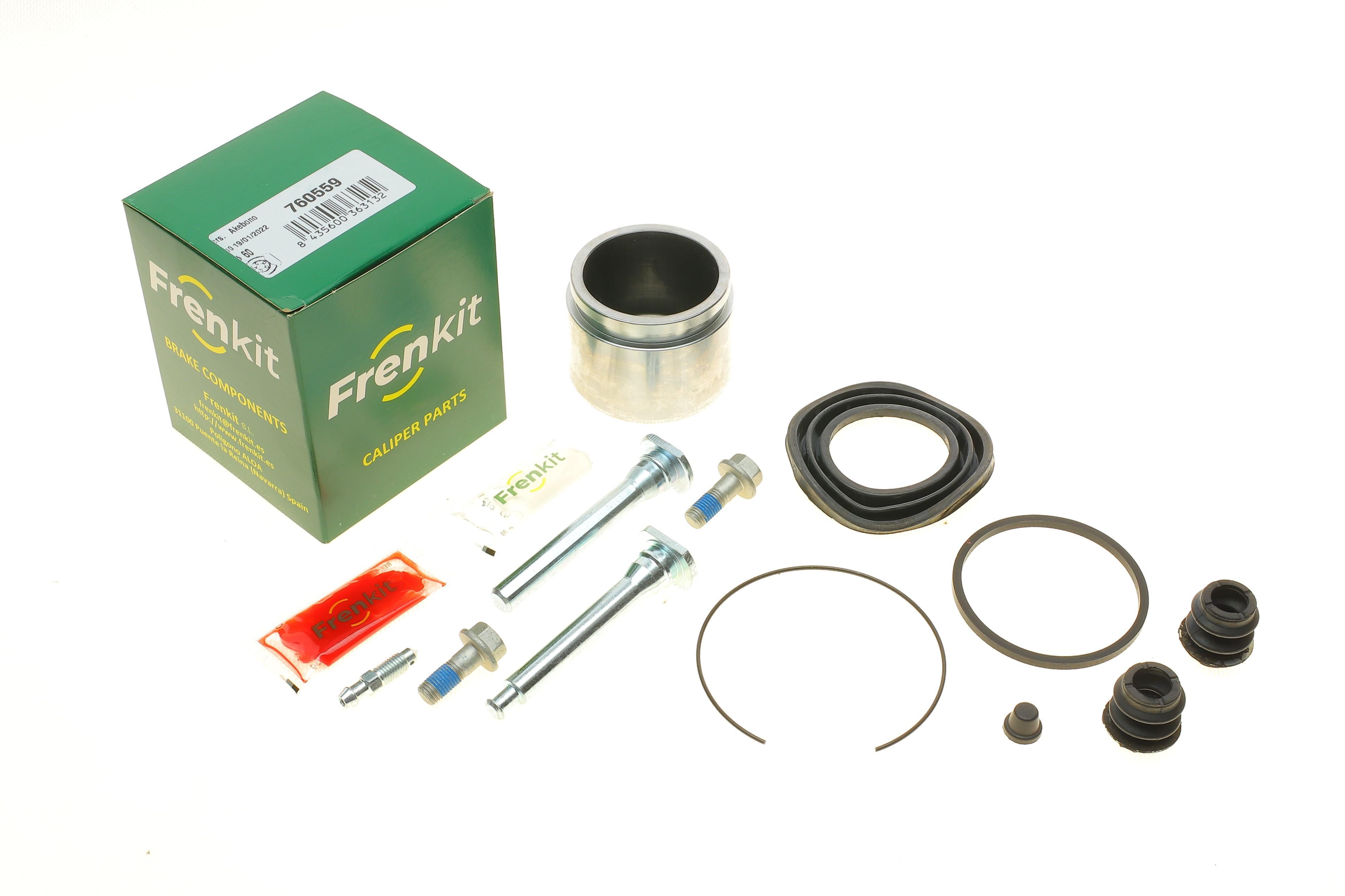 Ремкомплект суппорта (переднего) Toyota Camry 96-06 (60mm)(Akebono)(+ поршен/направляющая) SuperKit