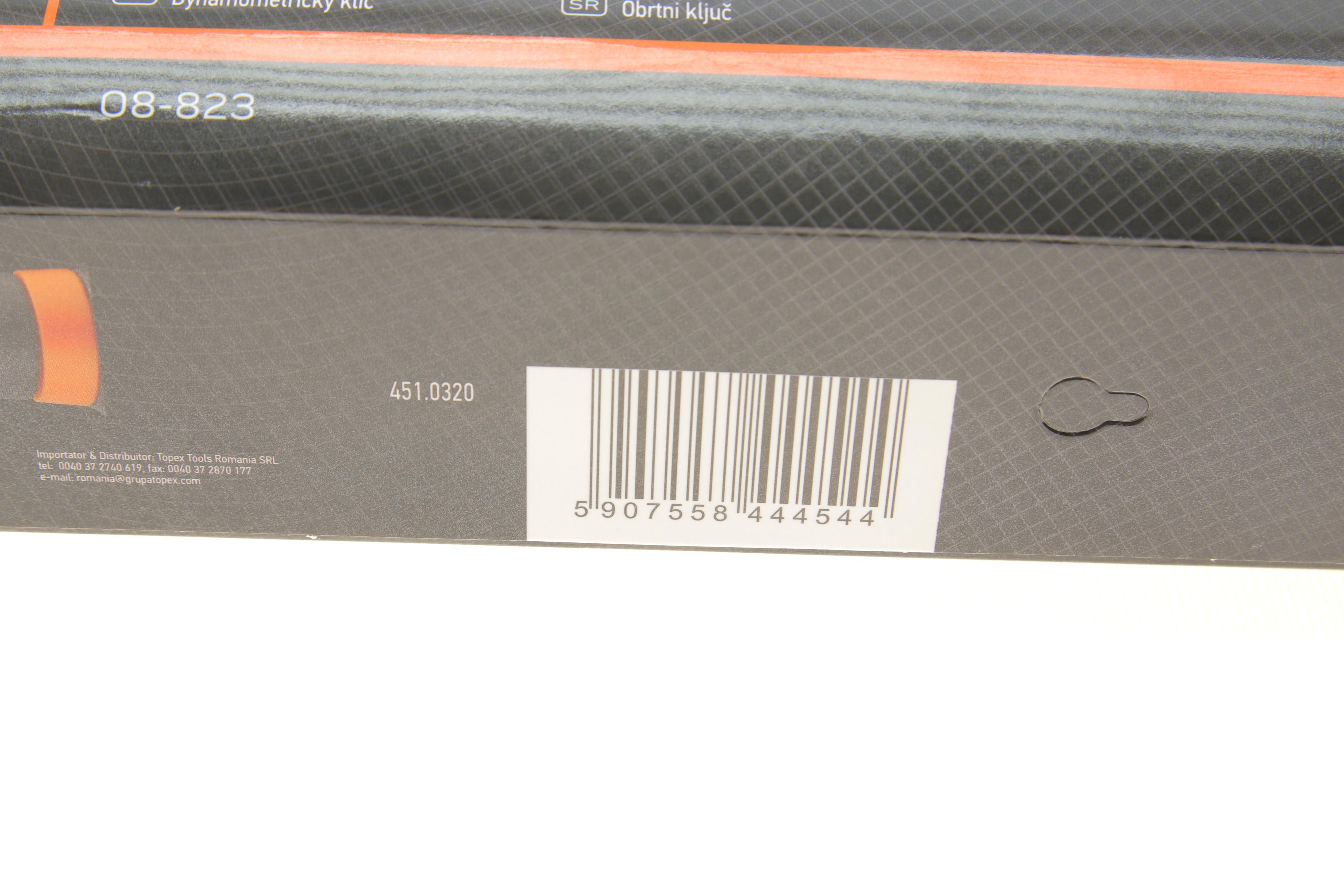 Ключ динамометричний 3/8" 10-60 Нм 410 мм