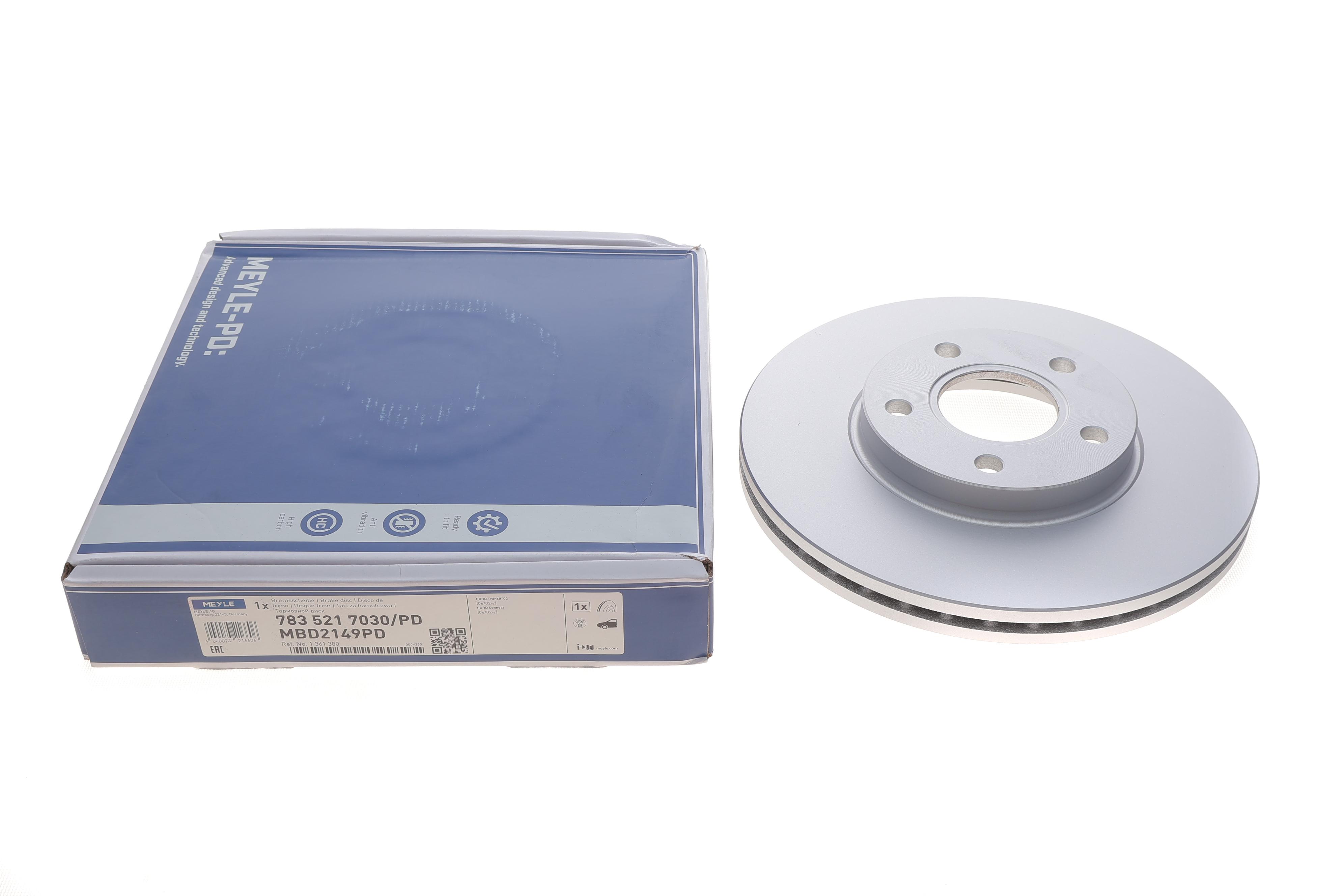 Диск гальмівний (передній) Ford Connect 02- (278x24)