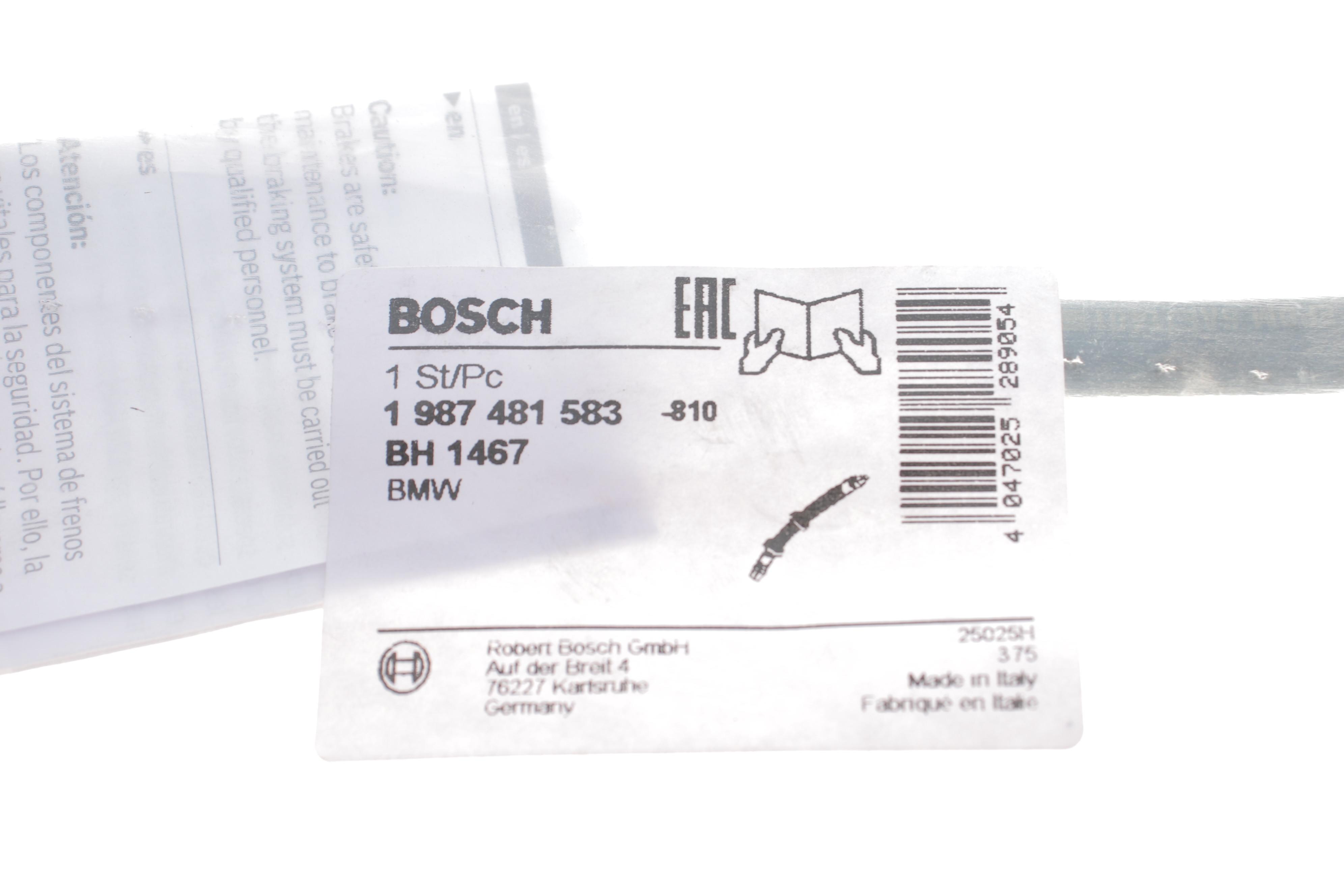 Шланг гальмівний (задній) BMW X5 (E70/F15/F85)/X6 (E71/E72/F16/F86) 06-19 (L=245mm) (R)