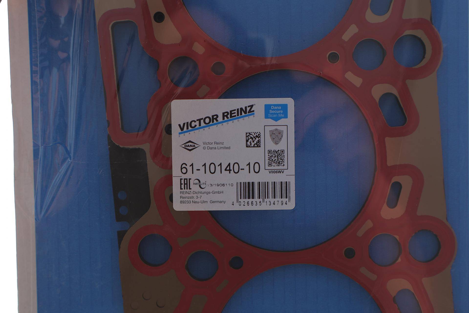 Прокладка ГБЦ VW Crafter/T5/T6 2.0 TDI 09-, Ø82,00mm, 1,63mm, (2 метки)