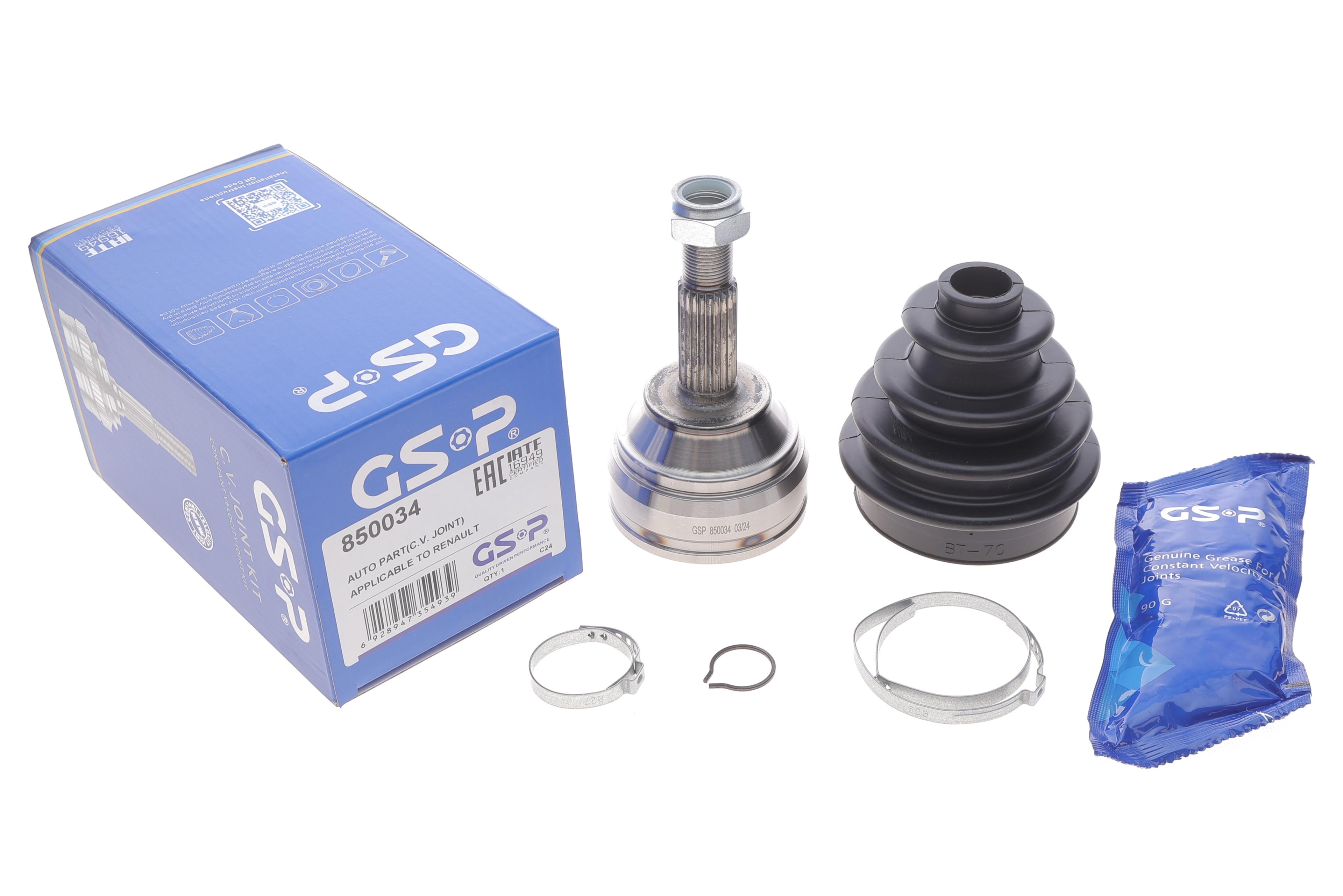 ШРКШ (зовнішній) Renault Kangoo 1.9 dCi 97- (22x21x139.5)