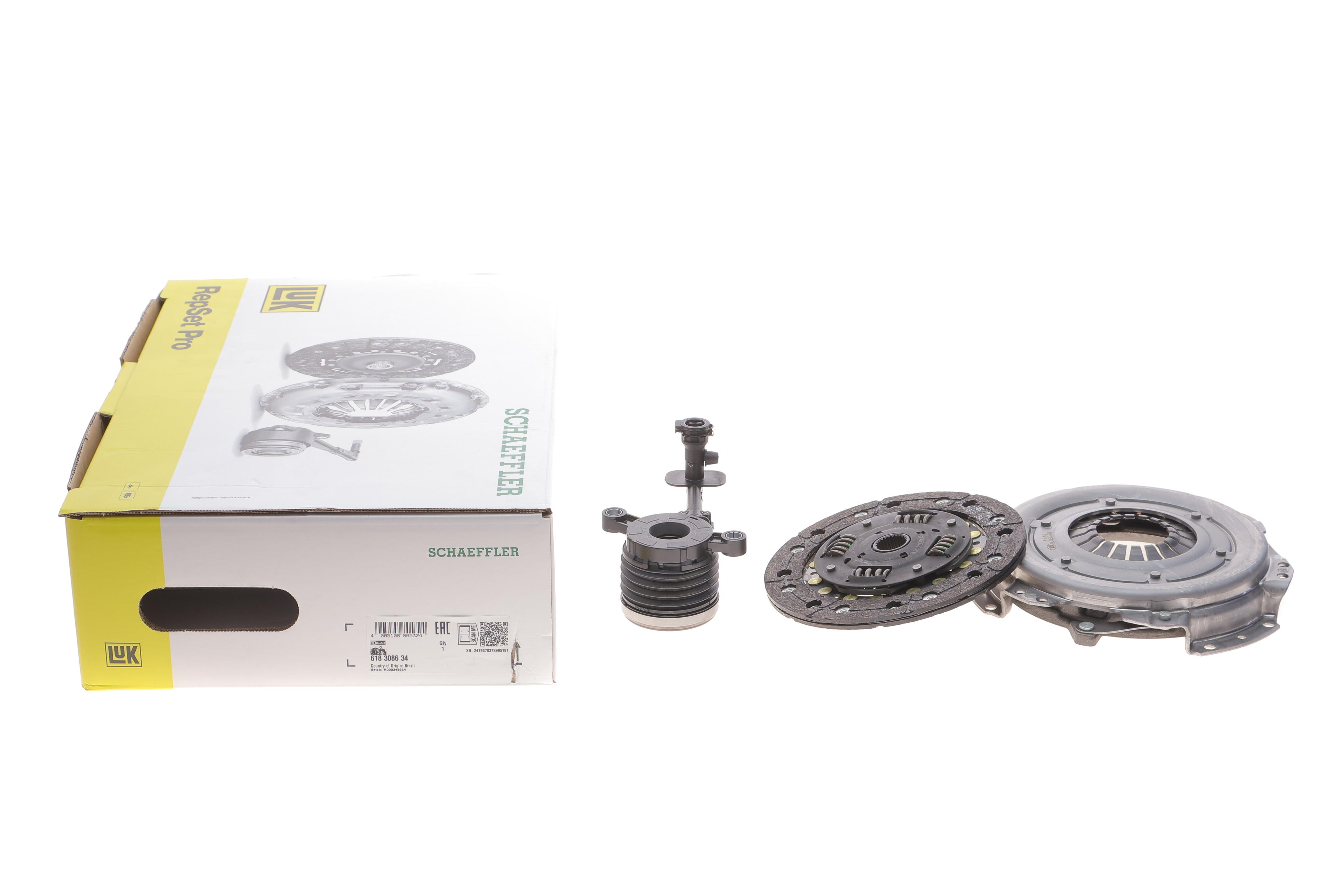 Комплект сцепления Renault Clio III 1.2 16V Hi-Flex, 05-14, D4F, 48/55/57kw (кпп JH3.176)