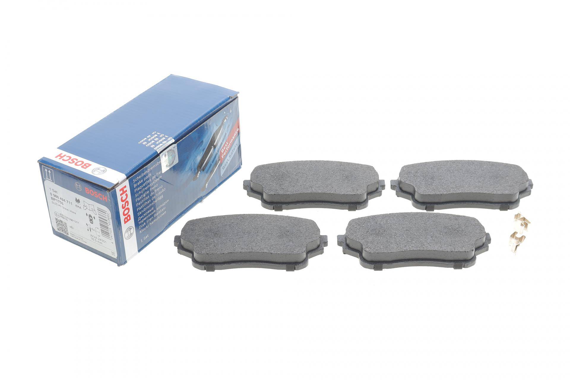 Колодки гальмівні (передні) Suzuki Grand Vitara 01-05/XL-7 01-06