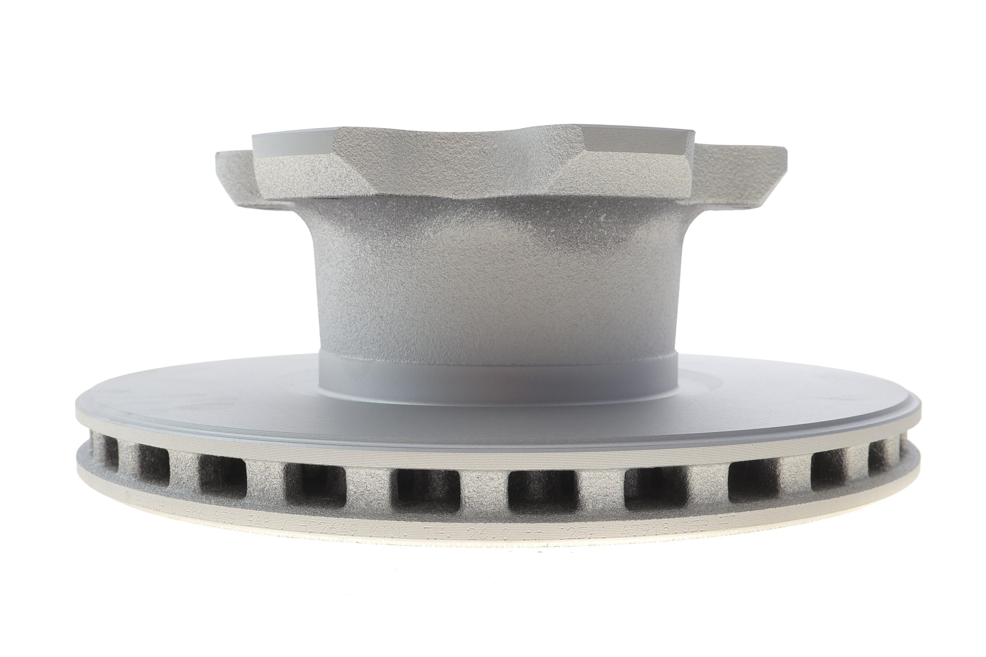 Диск тормозной (задний) MB Vario 614 (324х30) (с покрытием) (вентилируемый)