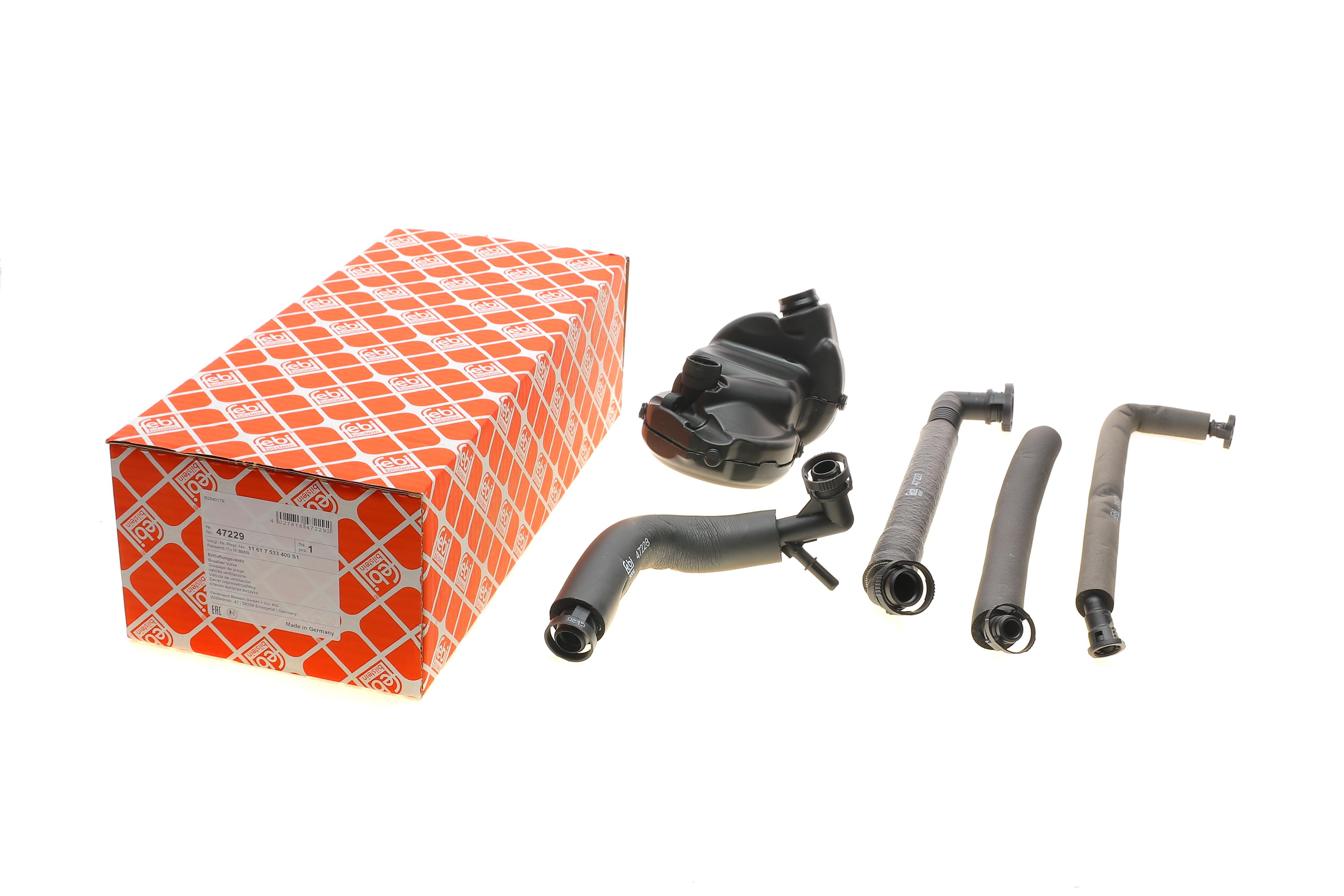 Клапан вентиляції картера BMW 5 (E39/E60)/3 (E46)/X3 (E83) 2.0-3.0i 95-08 (M54) (к-кт)