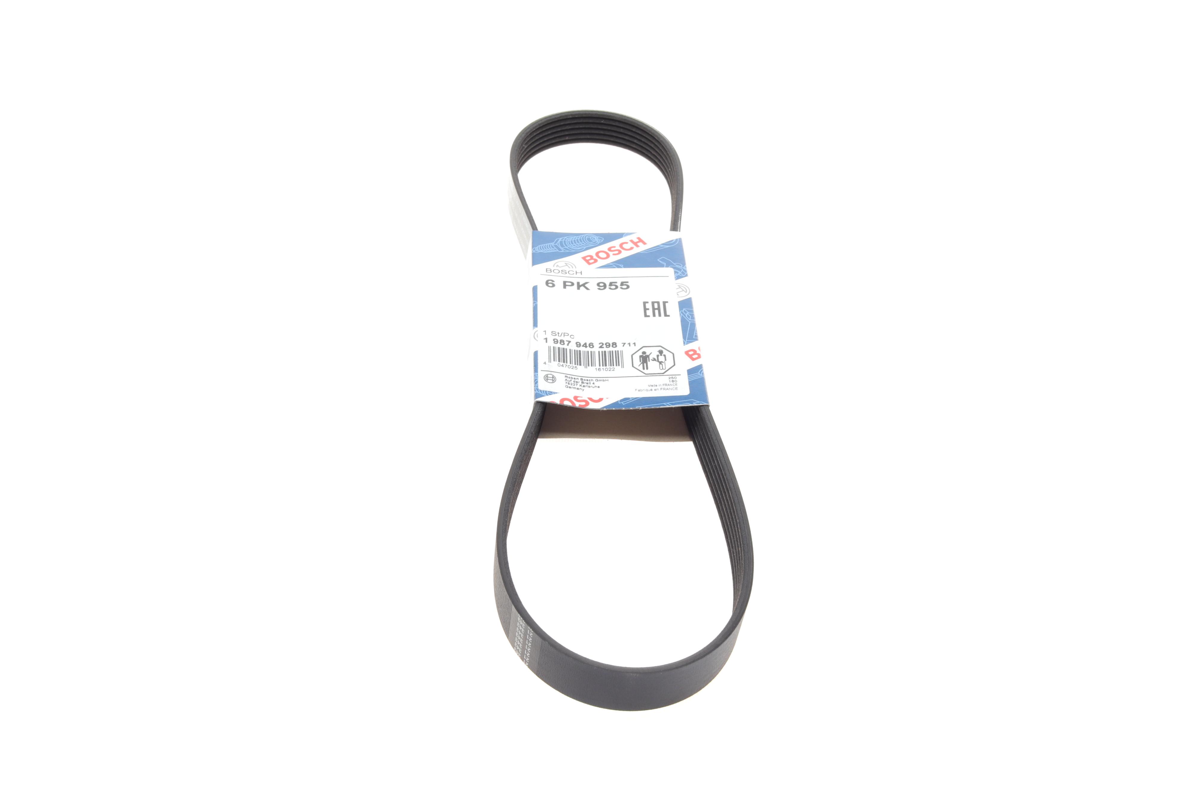 Ремінь генератора VW Golf/Skoda Octavia 2.0i 04-13/Mazda 2/3 1.5 13-/Kia Ceed 1.4/1.6 07- (6PK955)