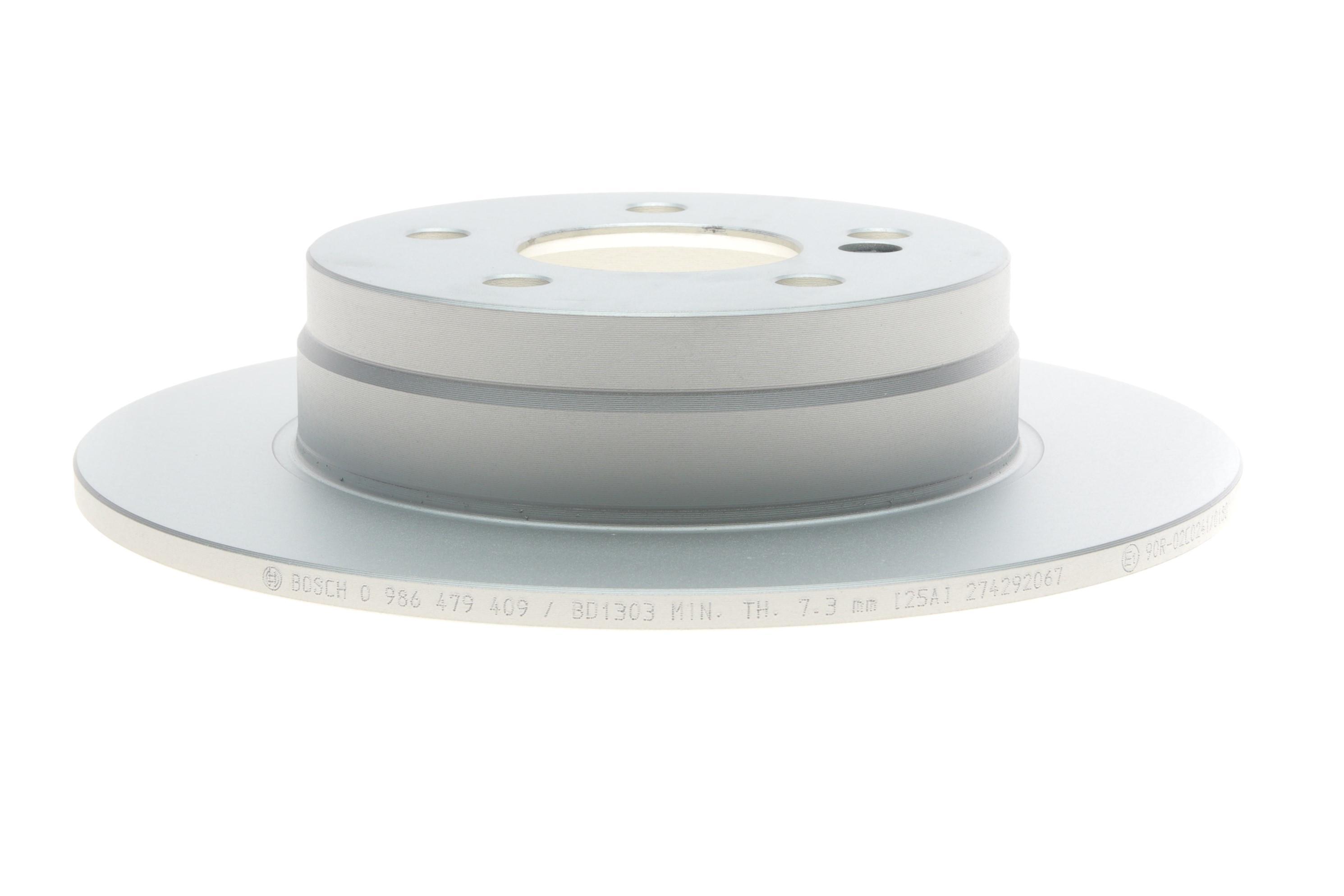 Диск тормозной (задний) MB C-class (W204/S204/C204) 07- (278x9) с покритием