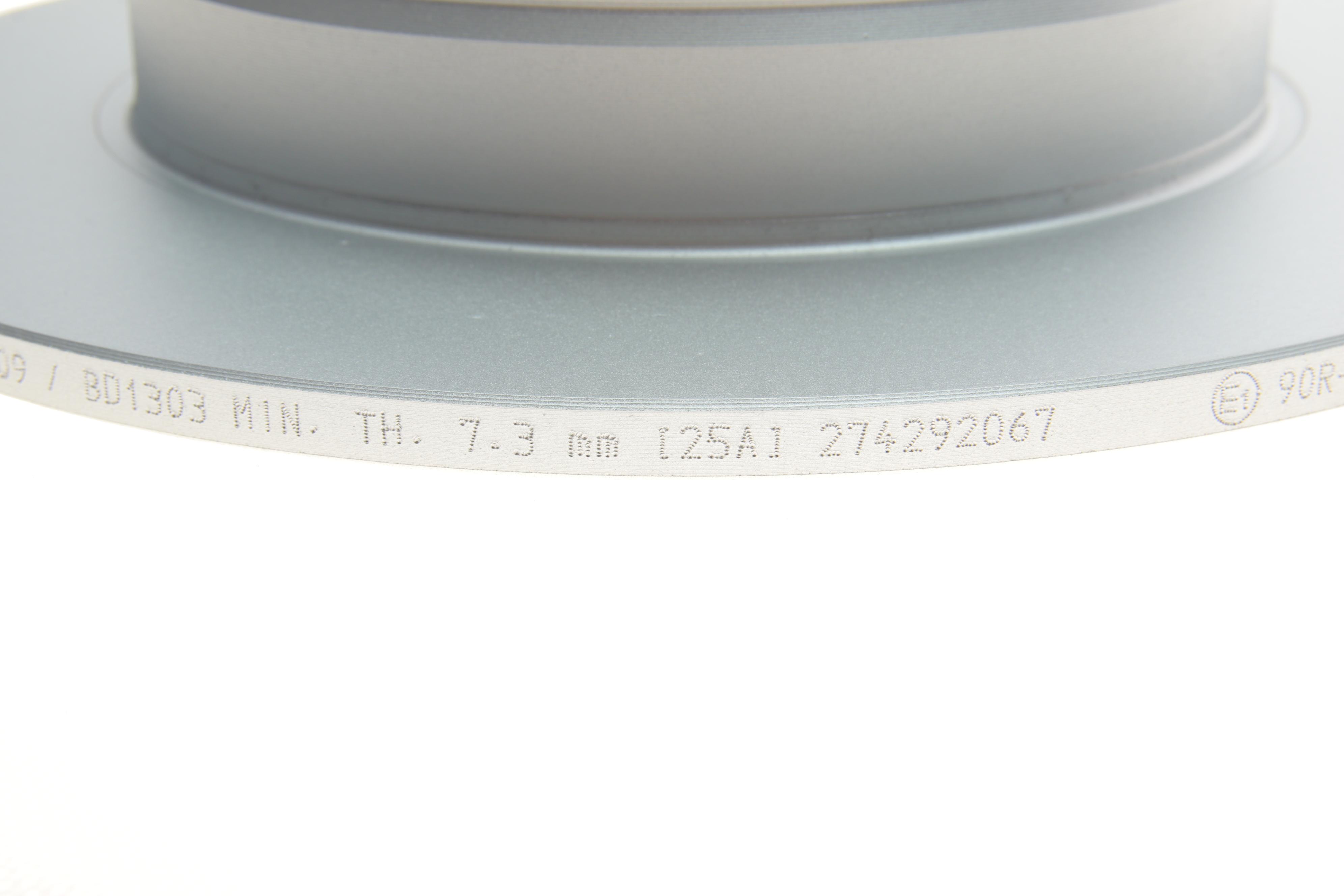 Диск тормозной (задний) MB C-class (W204/S204/C204) 07- (278x9) с покритием