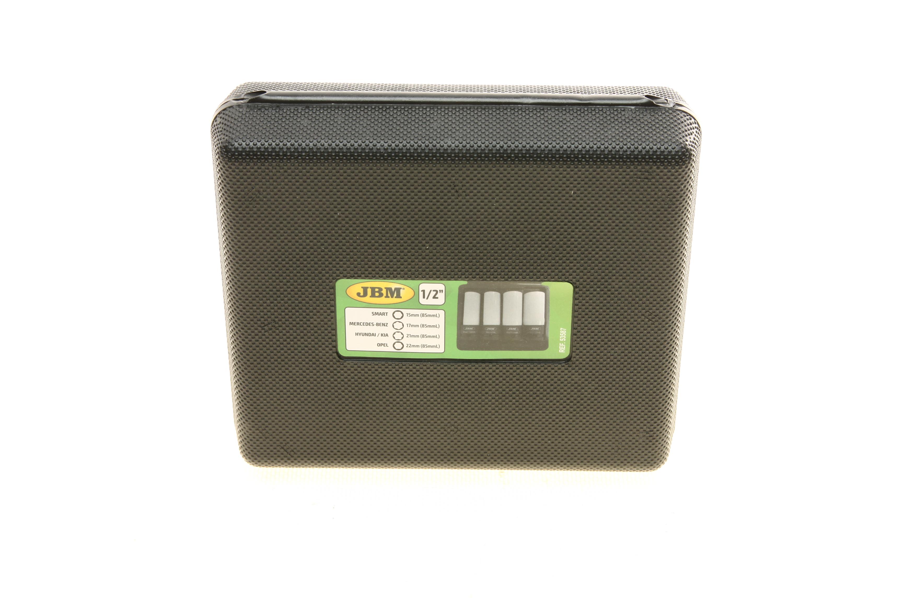 Набір ударних головок 1/2" для шиномонтажу 15-17-21-22 мм