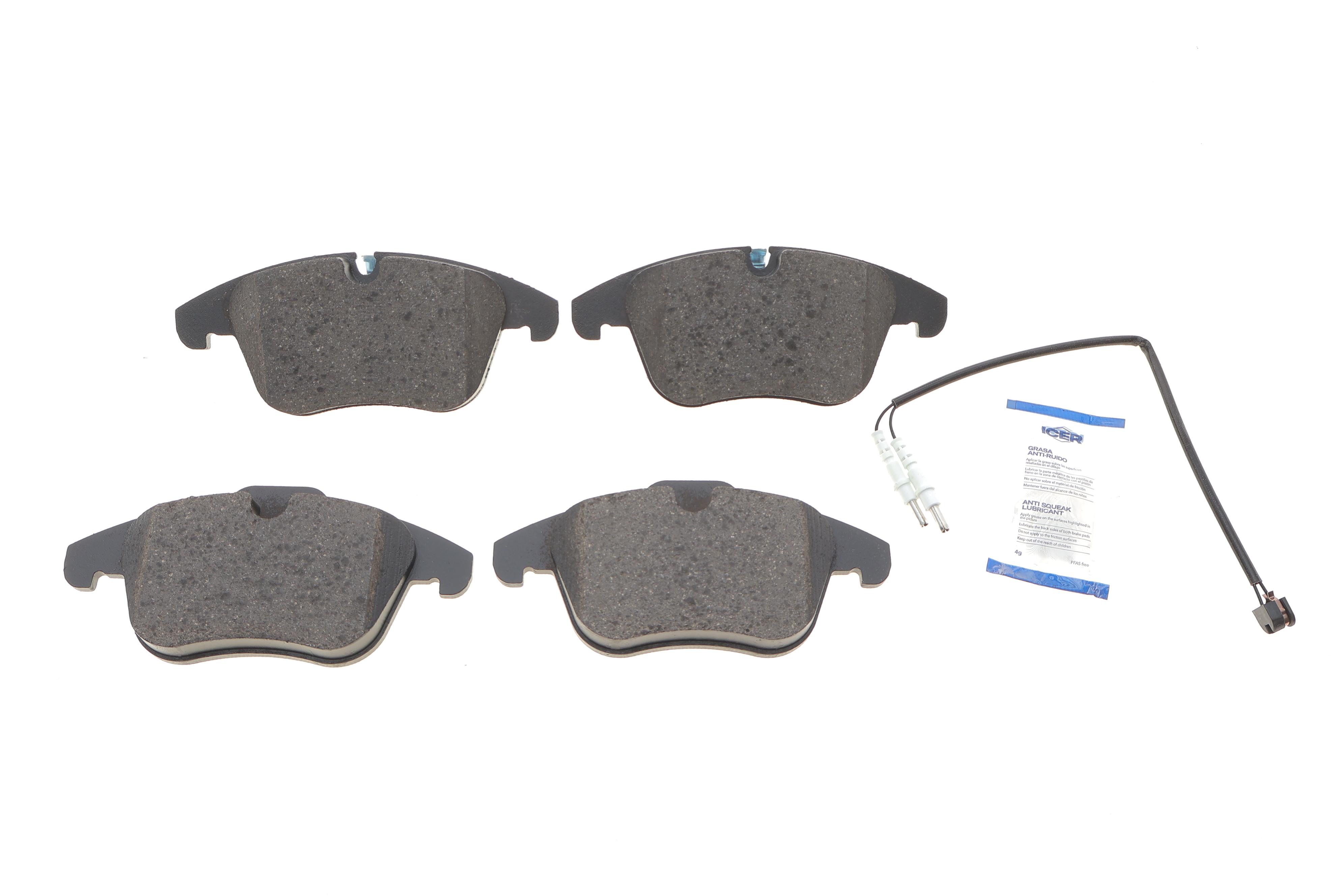 Колодки гальмівні (передні) Citroen C5 04-/Peugeot 407 04-/508 10- (+датчики)