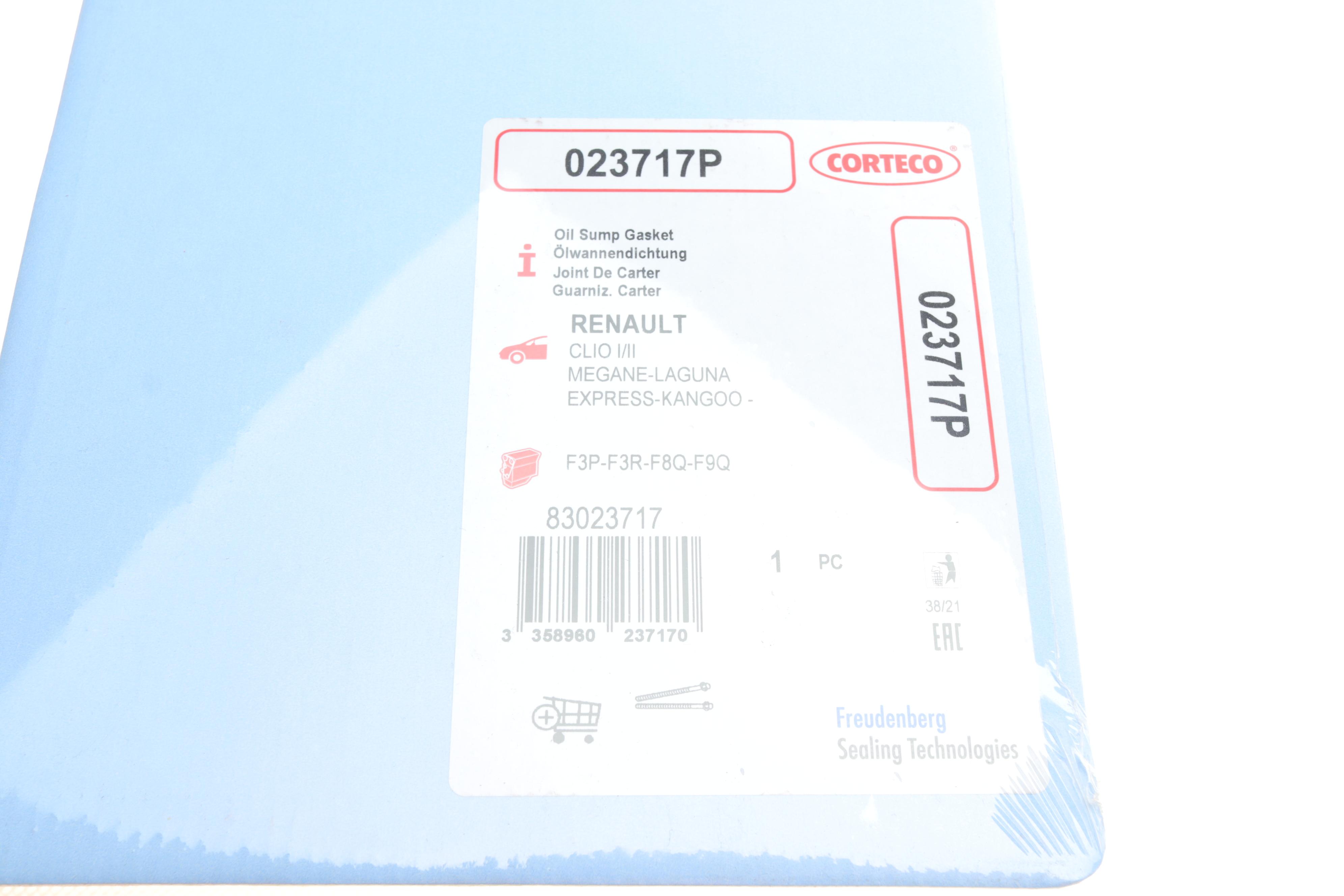 Прокладка піддона Renault Trafic 1.9dCi