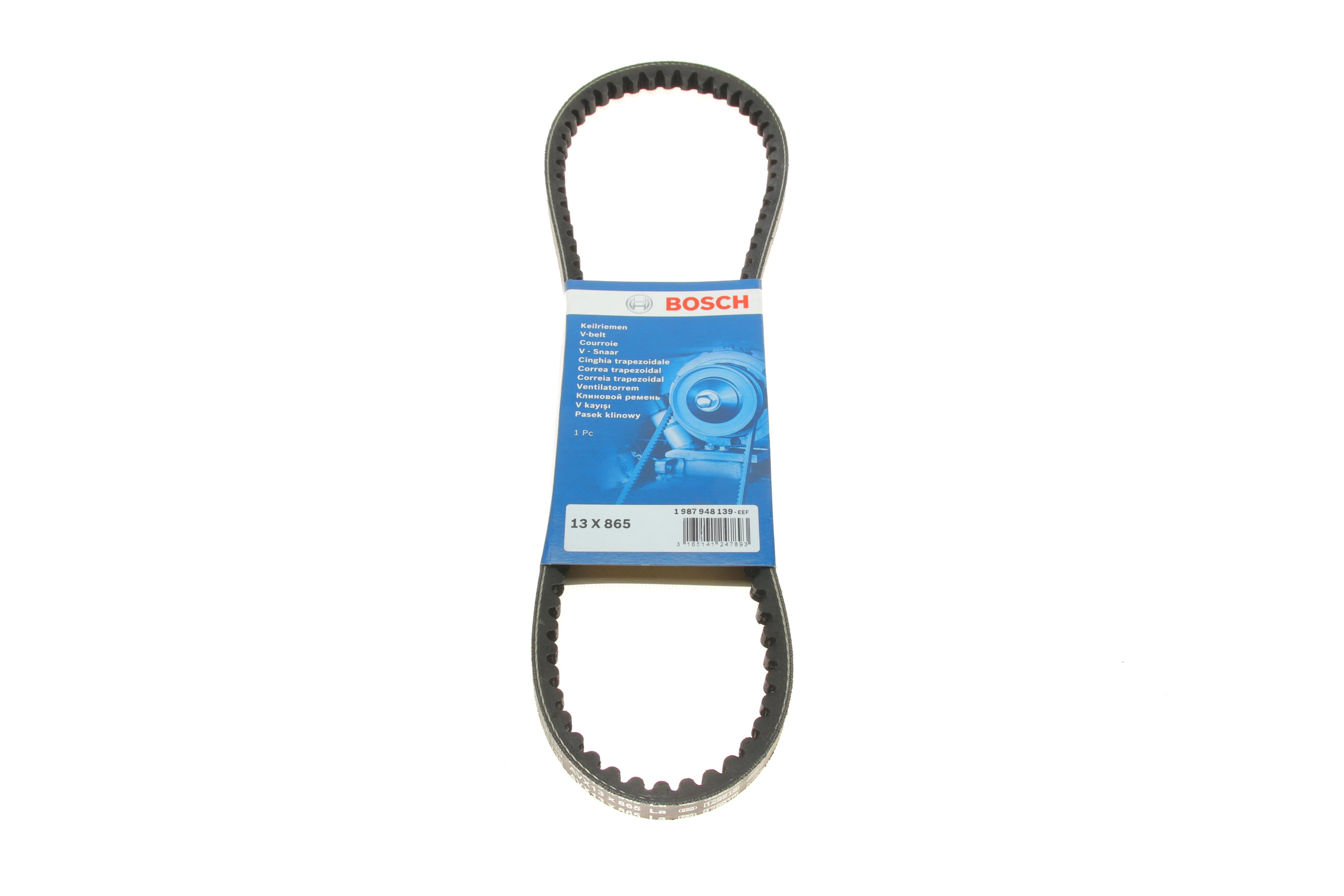 Ремінь генератора Toyota Land Cruiser 2.4 TD 84-93 (13x865)