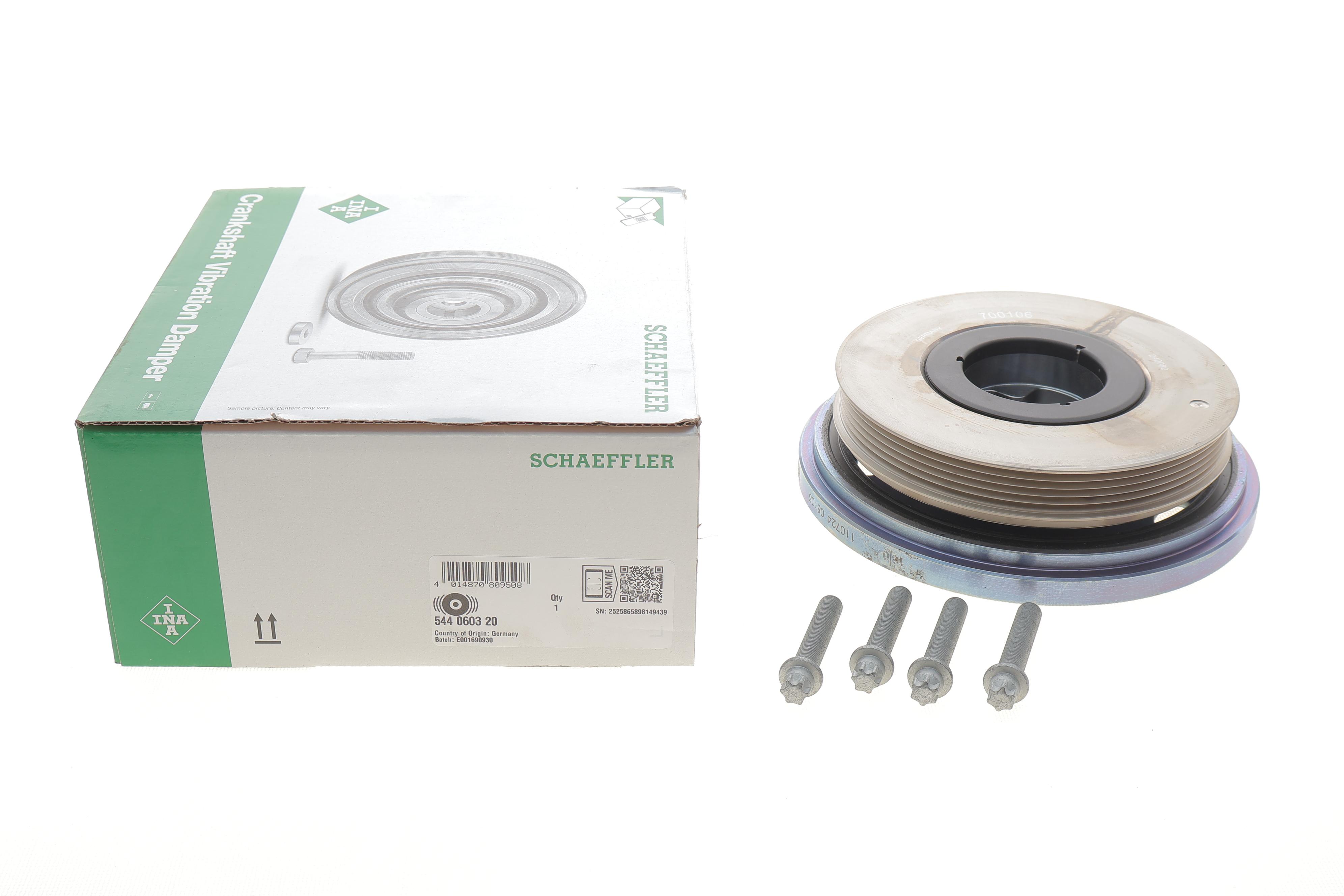 Шкив коленвала MB Sprinter (B907/B910), 2.0CDI, 20-, OM654.920 (+ болты)