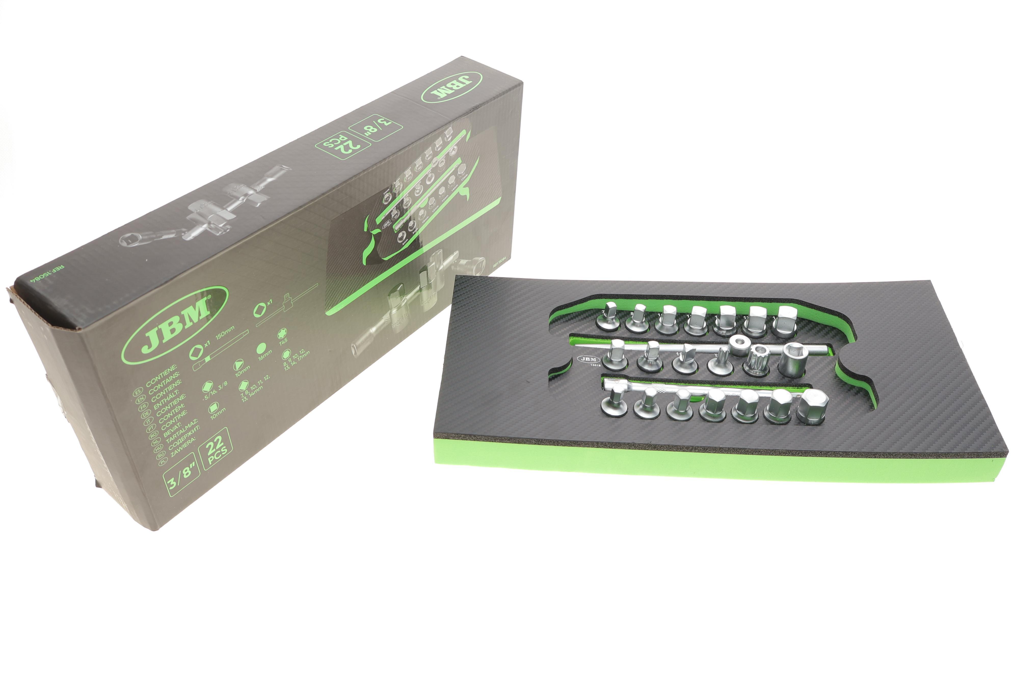 Набір ключів для зливних пробок (3/8") (22 предметів)