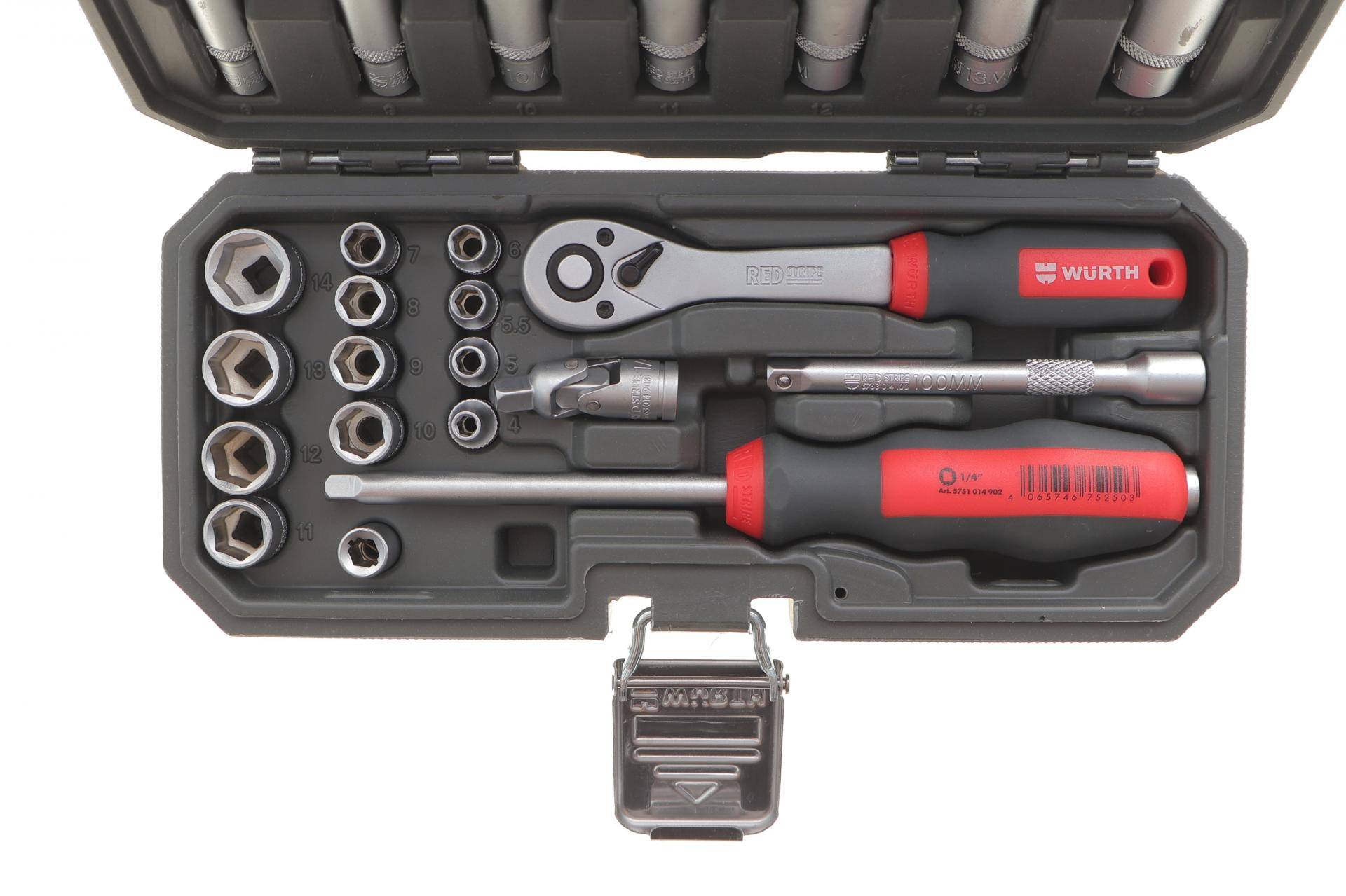 Набір інструмента (40 од.) (1/4") RED STRIPE