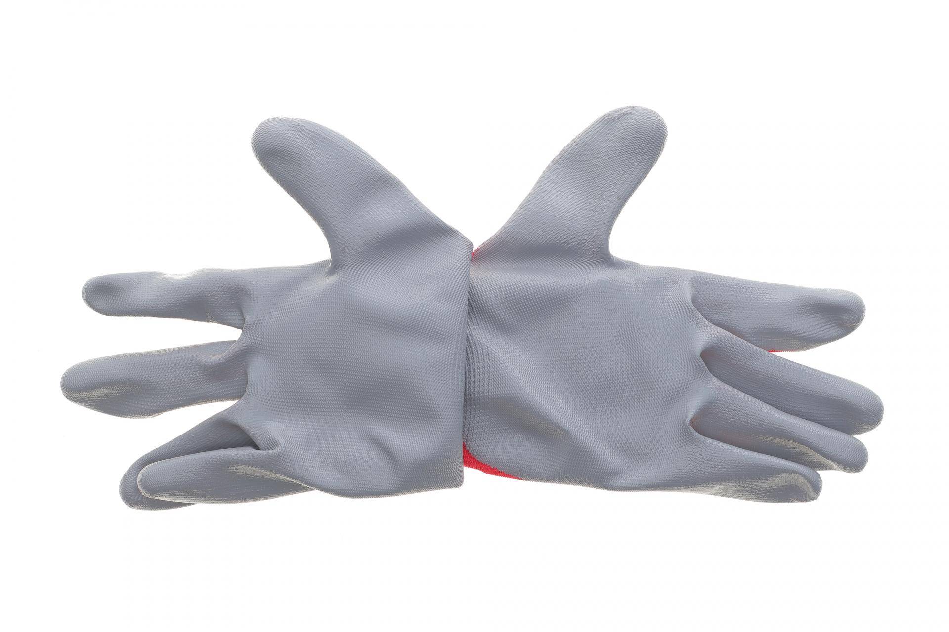 Рукавиці з нітриловим покриттям (XL) RED NITRILE