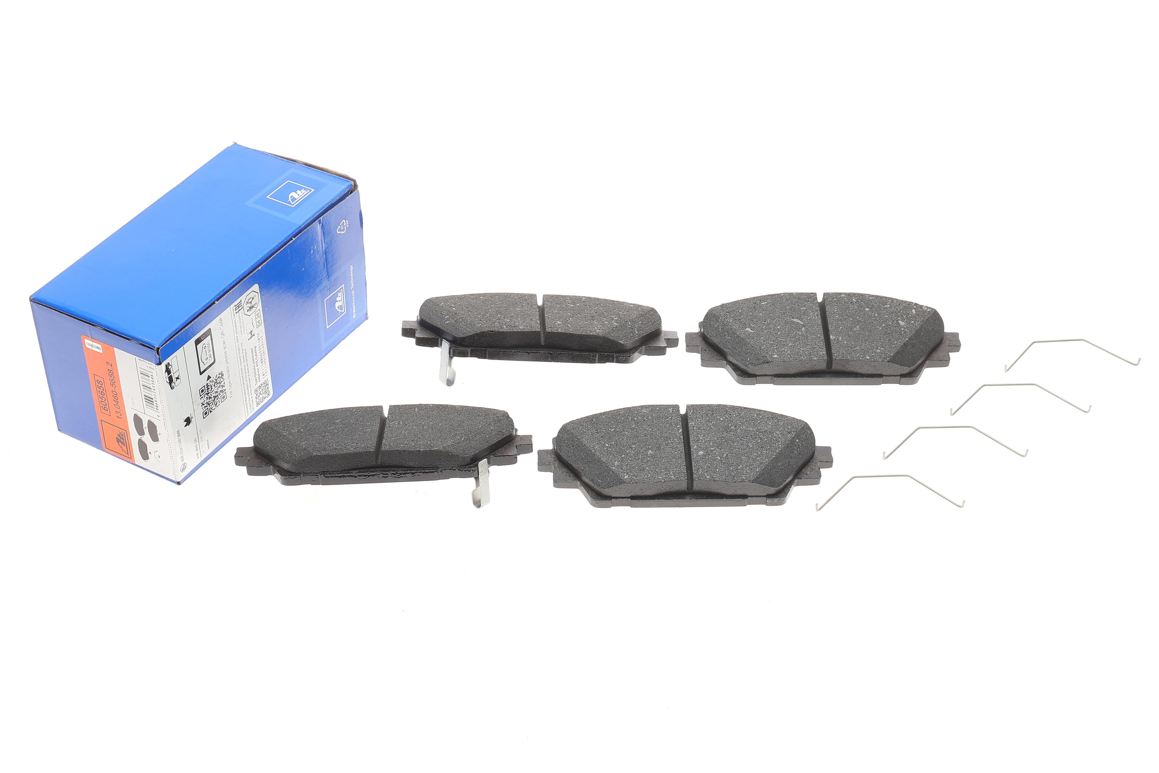 Колодки гальмівні (передні) Mazda 3 13-/CX-3 15- (Akebono)