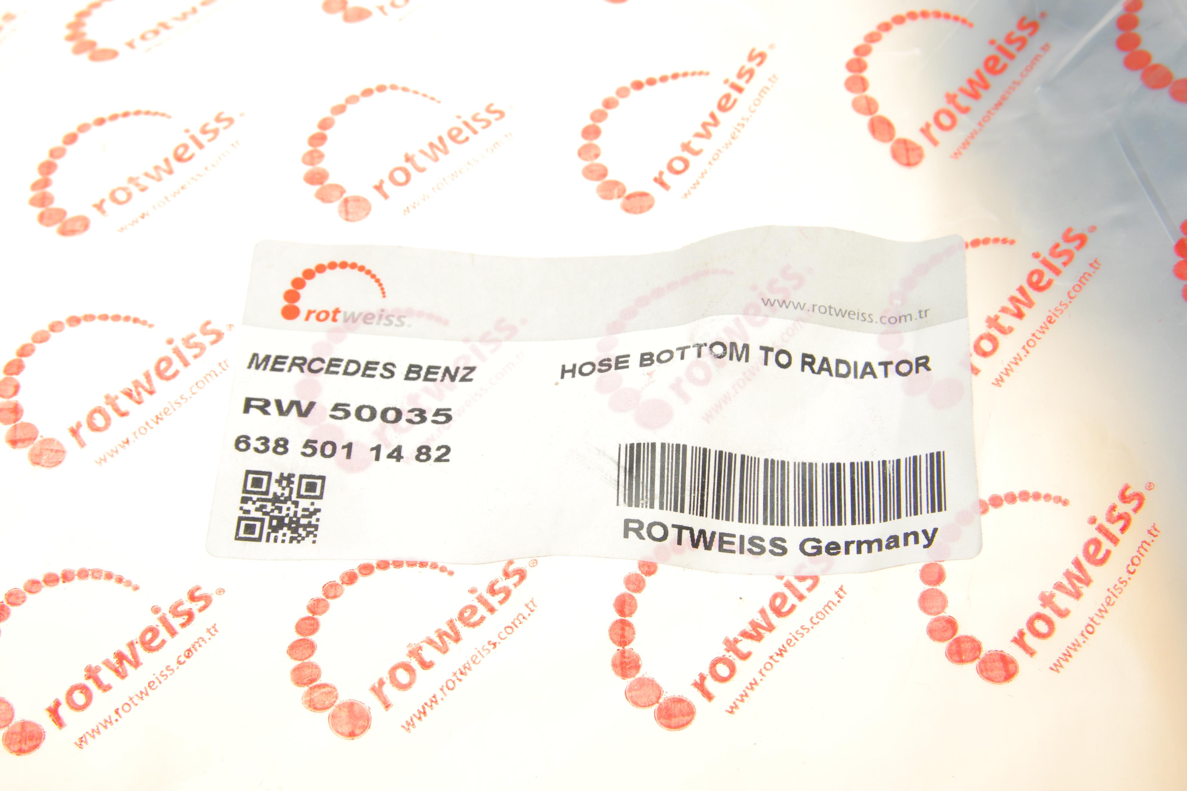 Патрубок радіатора MB Vito (W638) 96-03