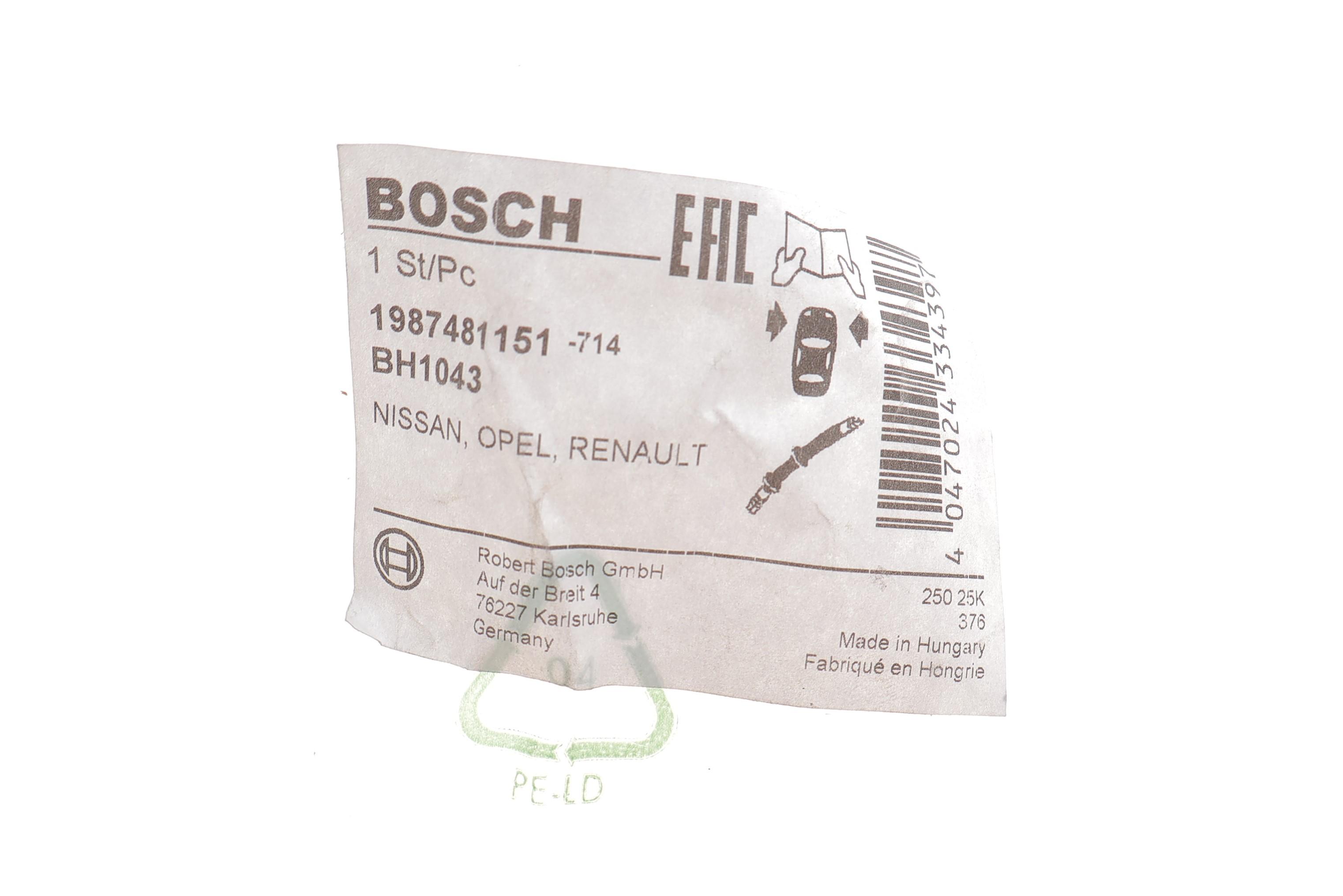 Шланг гальмівний (передній) Renault Master/Opel Movano 98- (L=530mm)