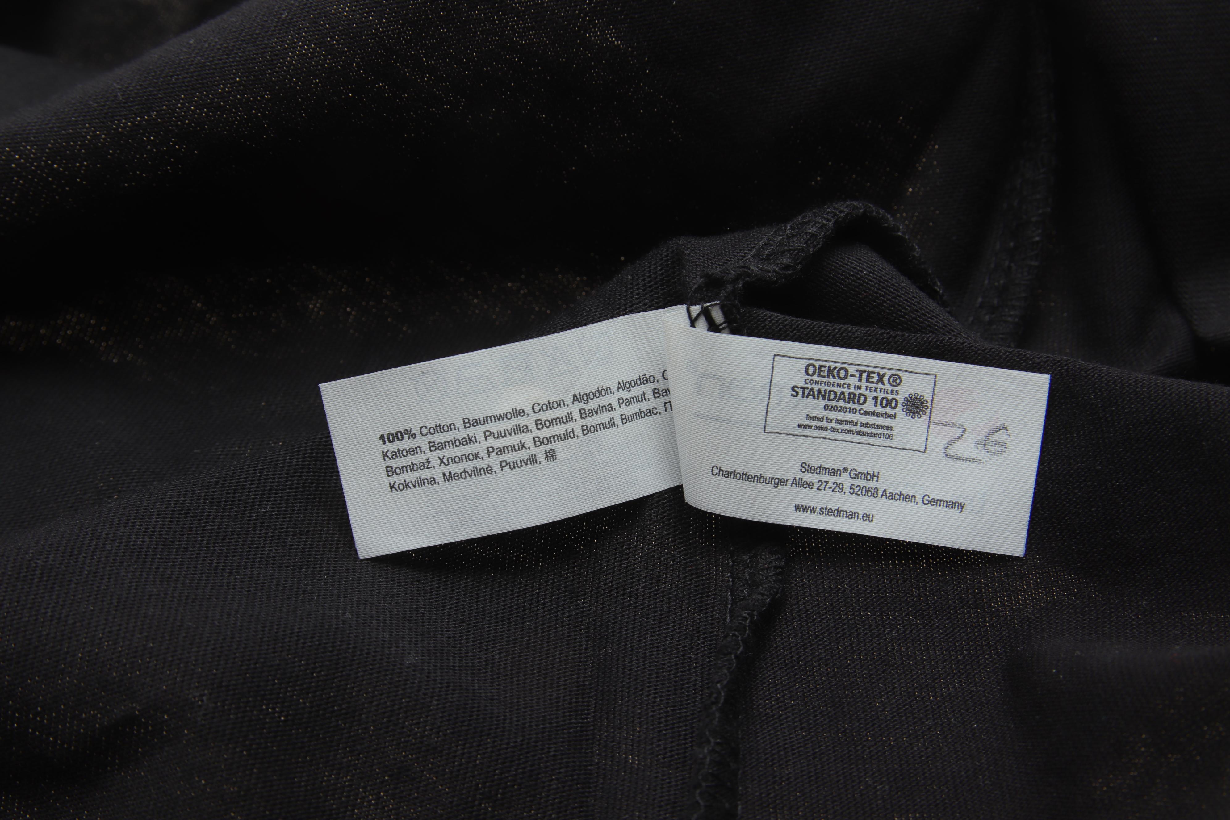 Футболка патріотична BM Parts, чорна, XL (100% бавовна)