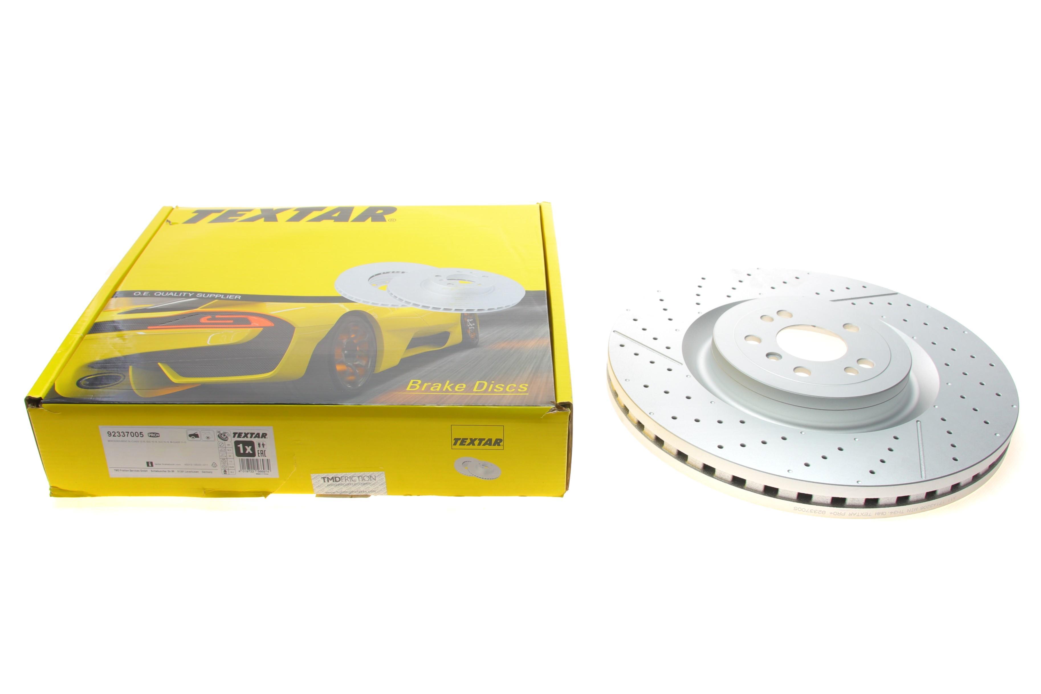 Диск тормозной (передний) MB GL-class (X166)/M-class (W166) 12-15/GLE (W166) 15- (390x36) PRO+