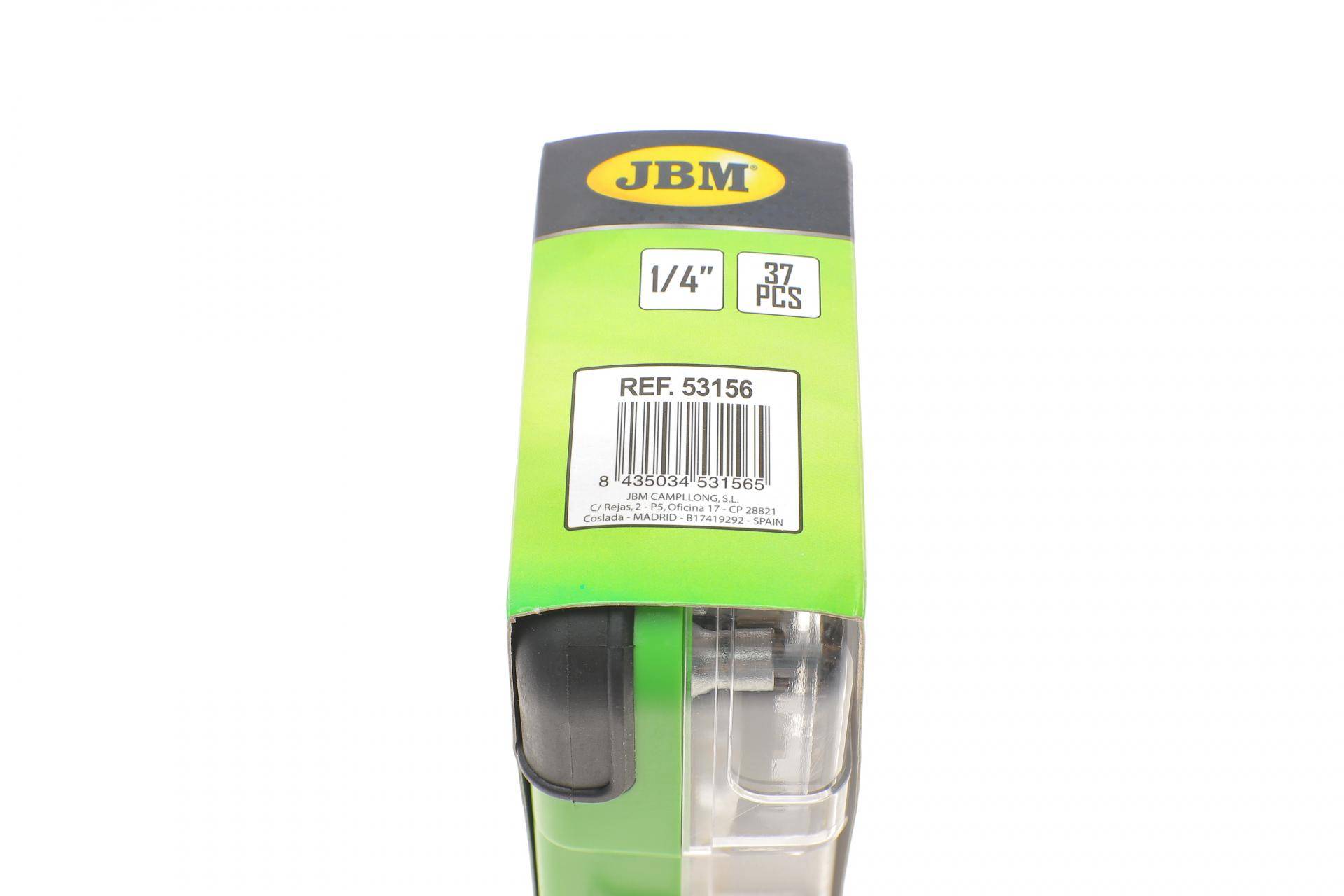 Набір інструментів комбінований 1/4" (головки, біти) 38 од.